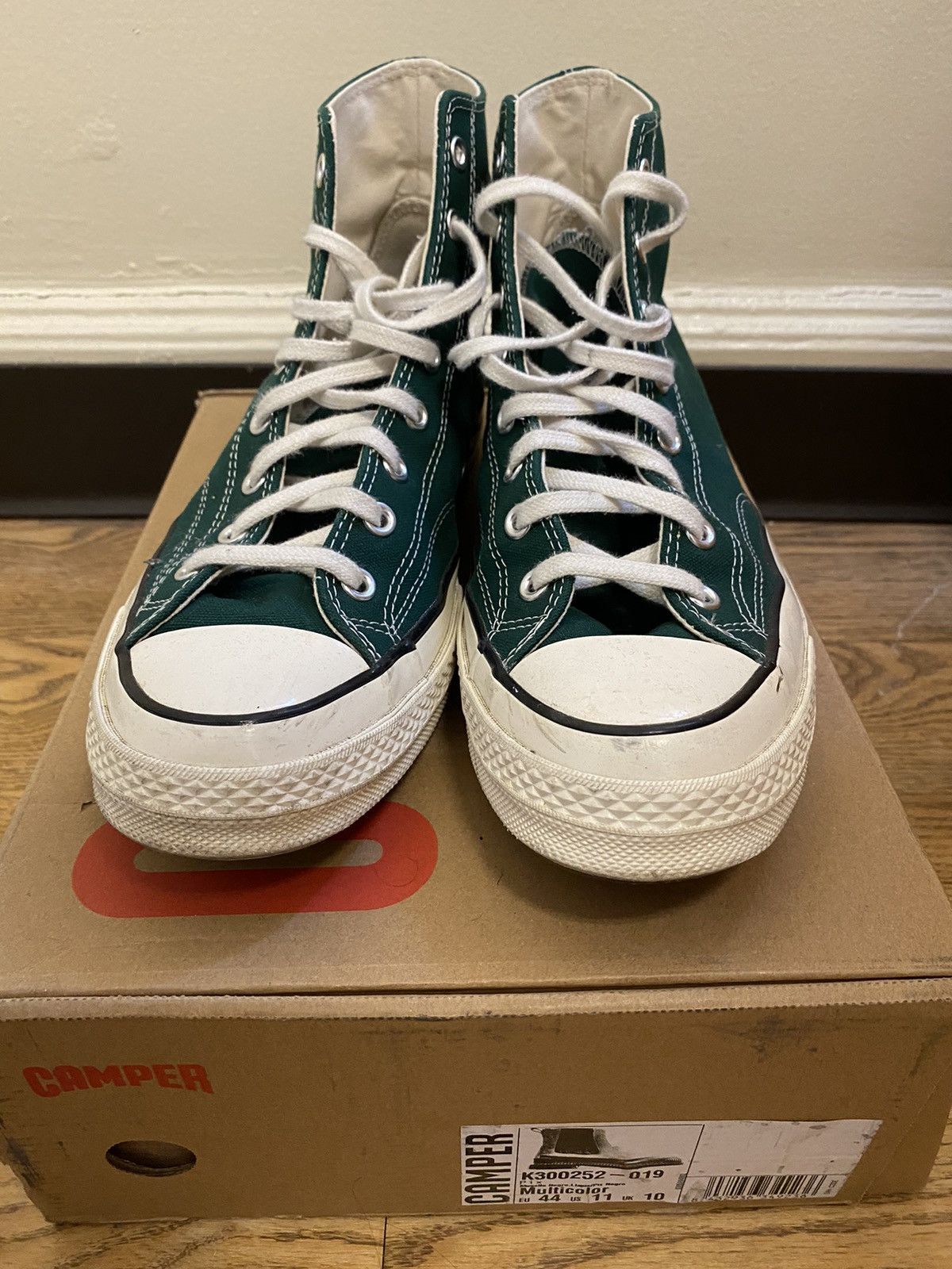 Green Hi-Top Chuck Taylor Converse