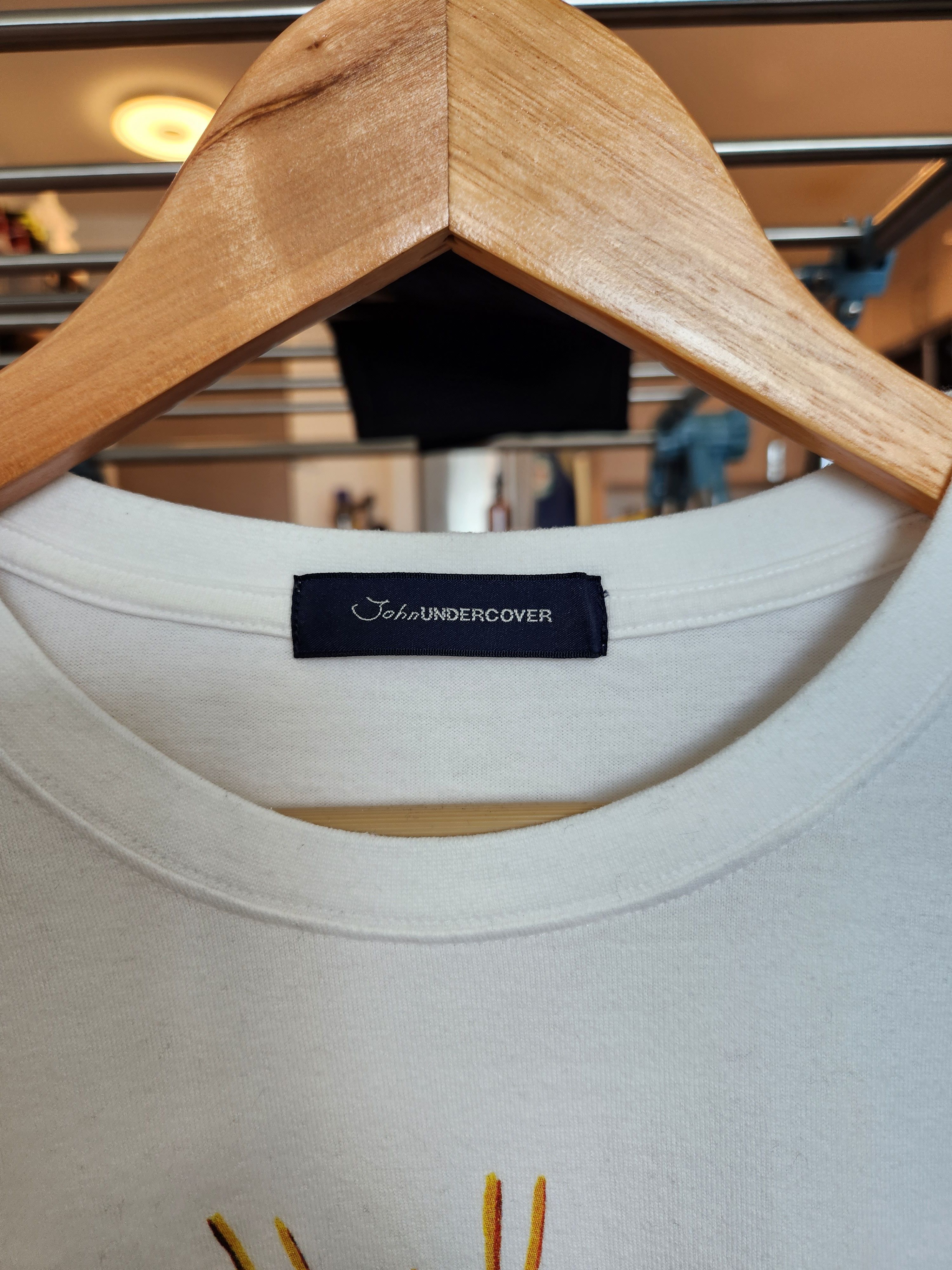 John Undercover John Undercover 3/4 sleeve tshirt / White / 4 Size US L / EU 52-54 / 3 - 3 Thumbnail