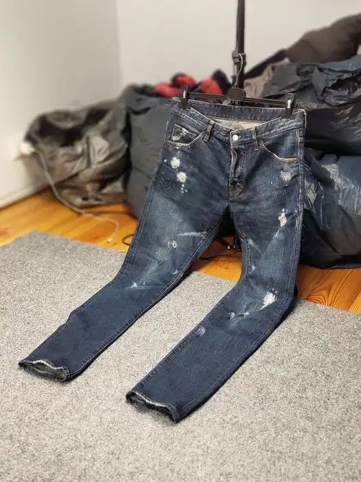 Dsquared2 Dsquared2 Cool Guy Jeans Distressed Blue Authentic Denim Size US 32 / EU 48 - 10 Thumbnail