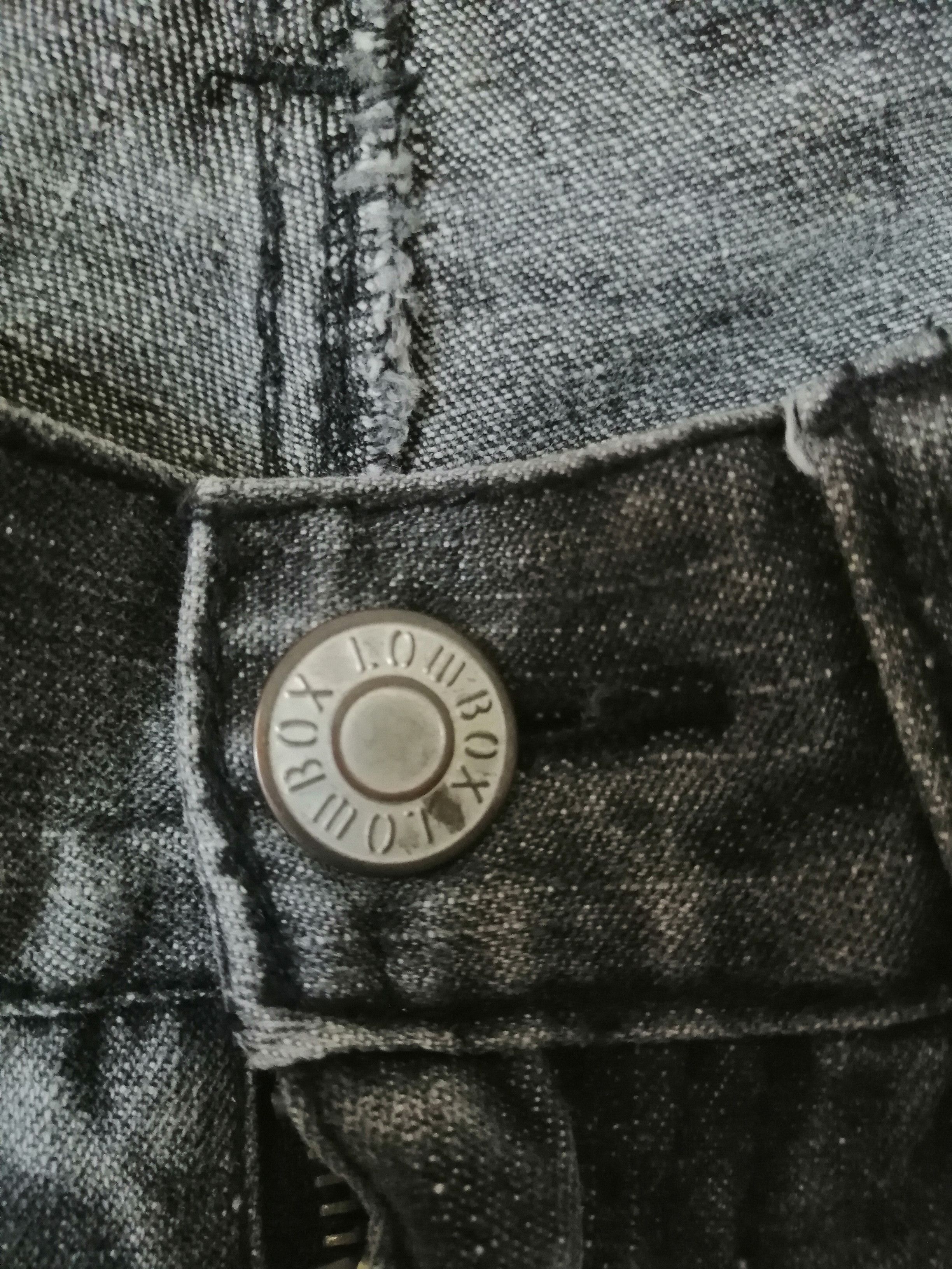 Japanese Brand LOWBOX Distressed denim Size US 31 - 18 Thumbnail