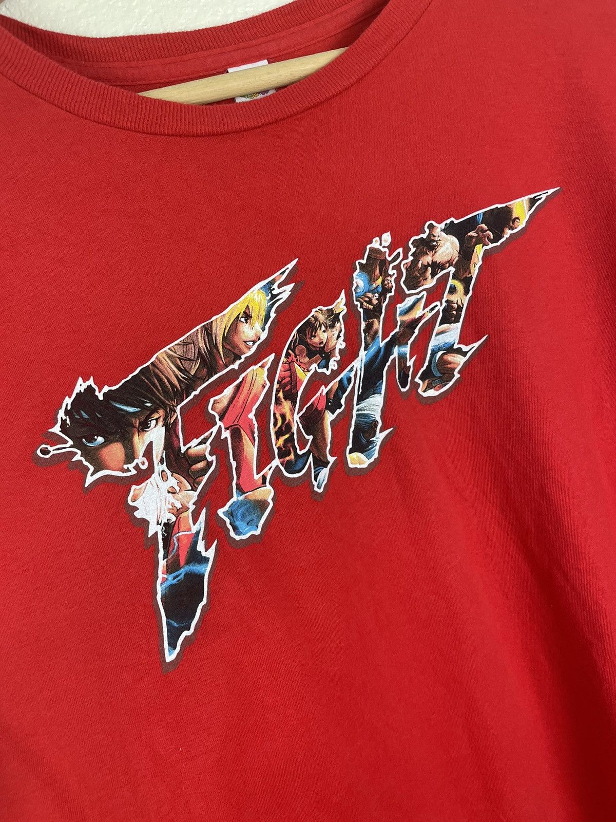 Anime Bootleg Shonen Anime Tee FIGHT | Graphic Mashup 2XL Size US XXL / EU 58 / 5 - 6 Thumbnail