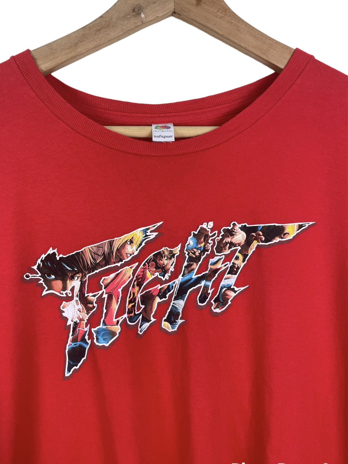 Anime Bootleg Shonen Anime Tee FIGHT | Graphic Mashup 2XL Size US XXL / EU 58 / 5 - 3 Thumbnail
