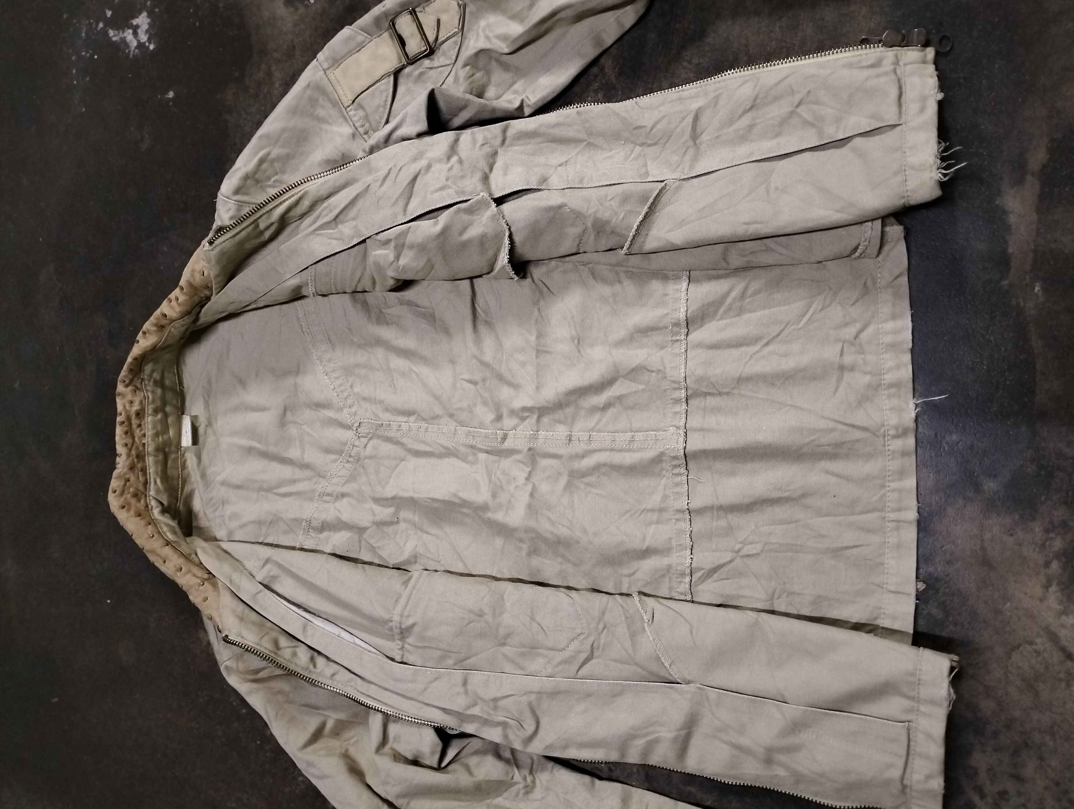 Cowboy Equipment Noyet Buckeled Cargo Jacket Leather Part Zipper Jacket Size US S / EU 44-46 / 1 - 12 Thumbnail