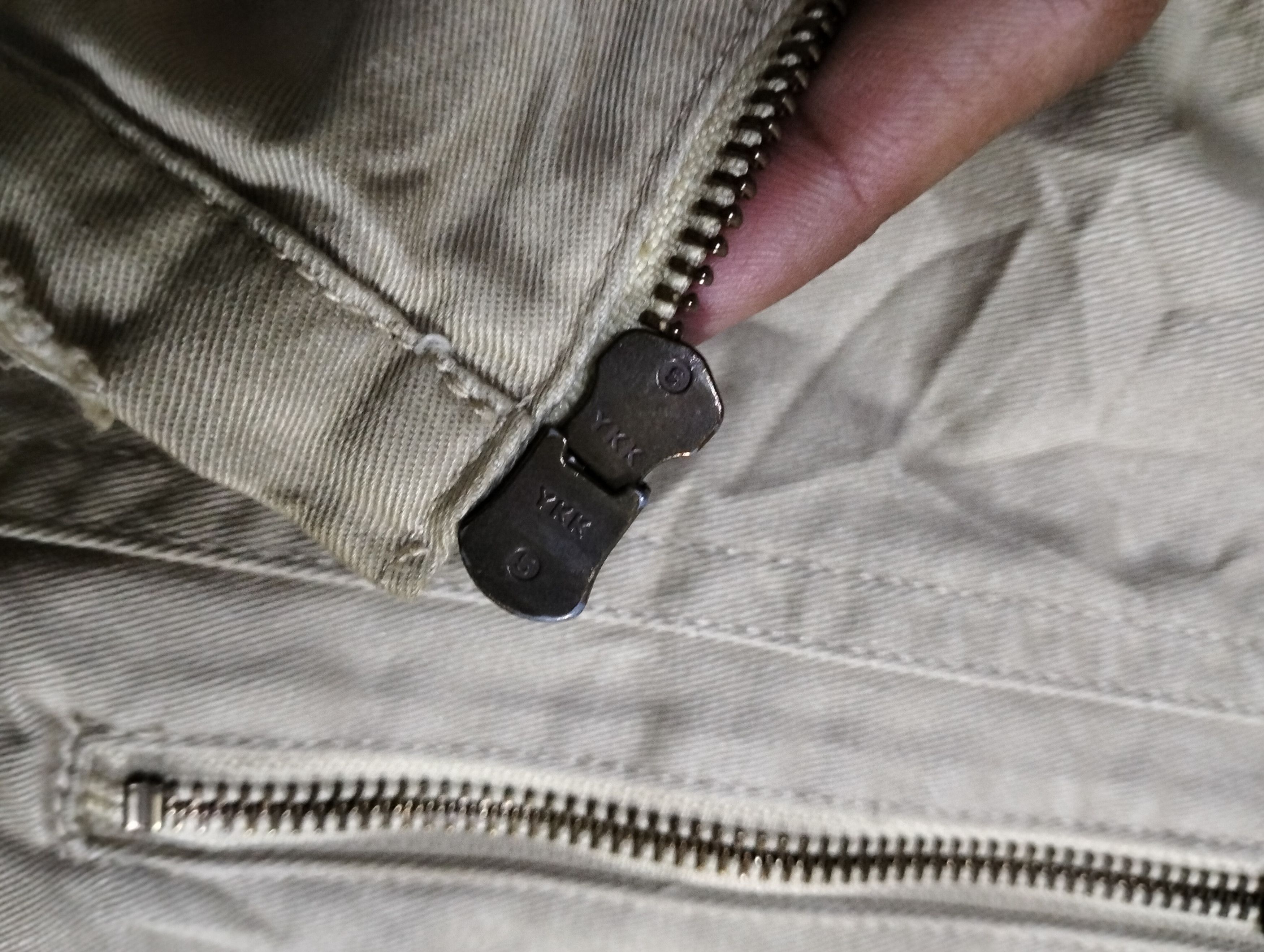 Cowboy Equipment Noyet Buckeled Cargo Jacket Leather Part Zipper Jacket Size US S / EU 44-46 / 1 - 13 Thumbnail