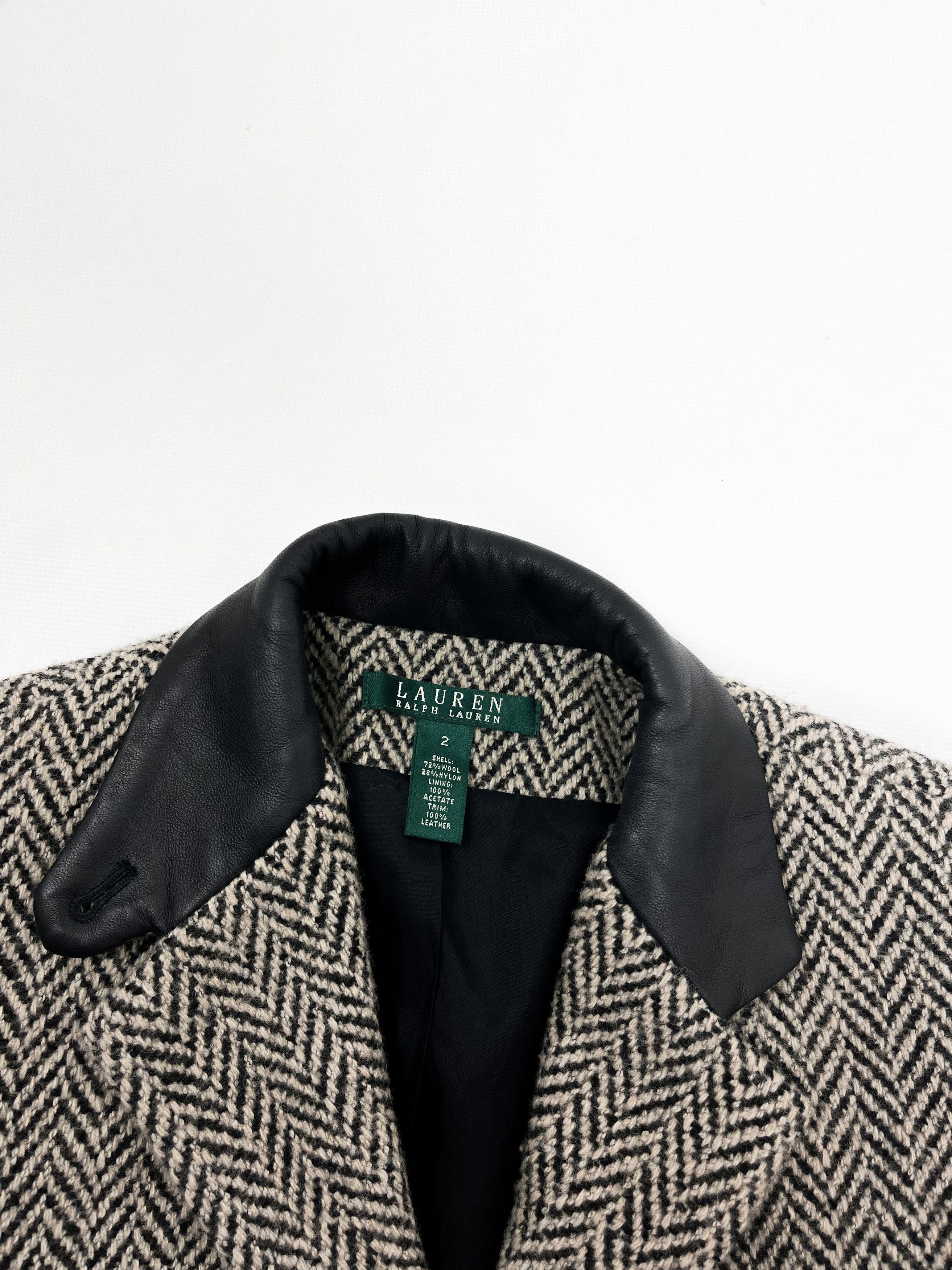 Ralph Lauren wool grey blazer jacket M