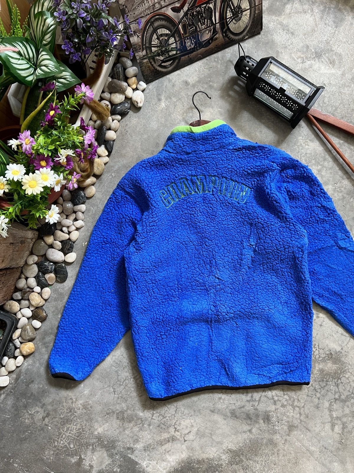 BEST OFFER 🔥 American Vintage Champion Fleece Sherpa Jacket