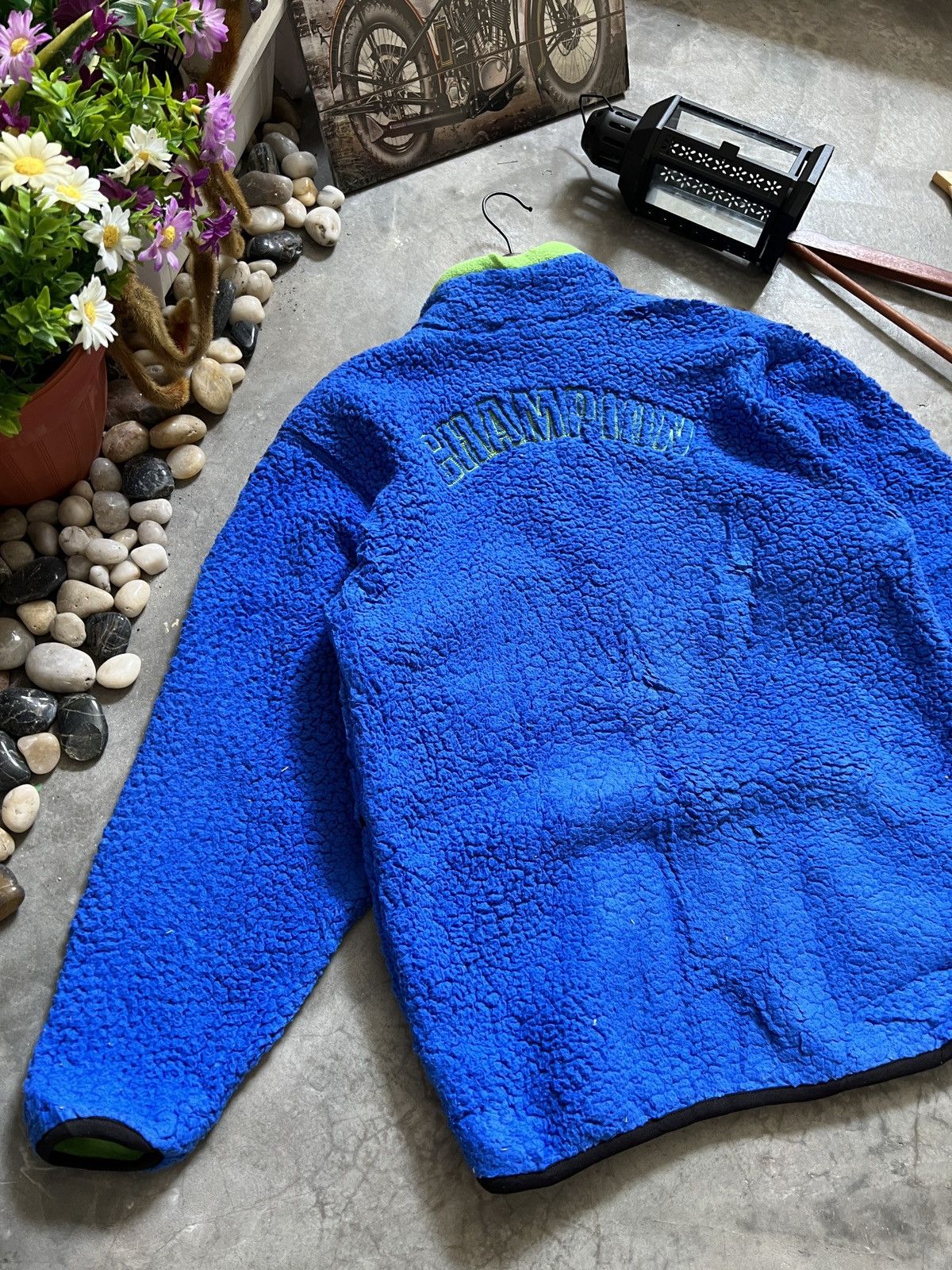 BEST OFFER 🔥 American Vintage Champion Fleece Sherpa Jacket