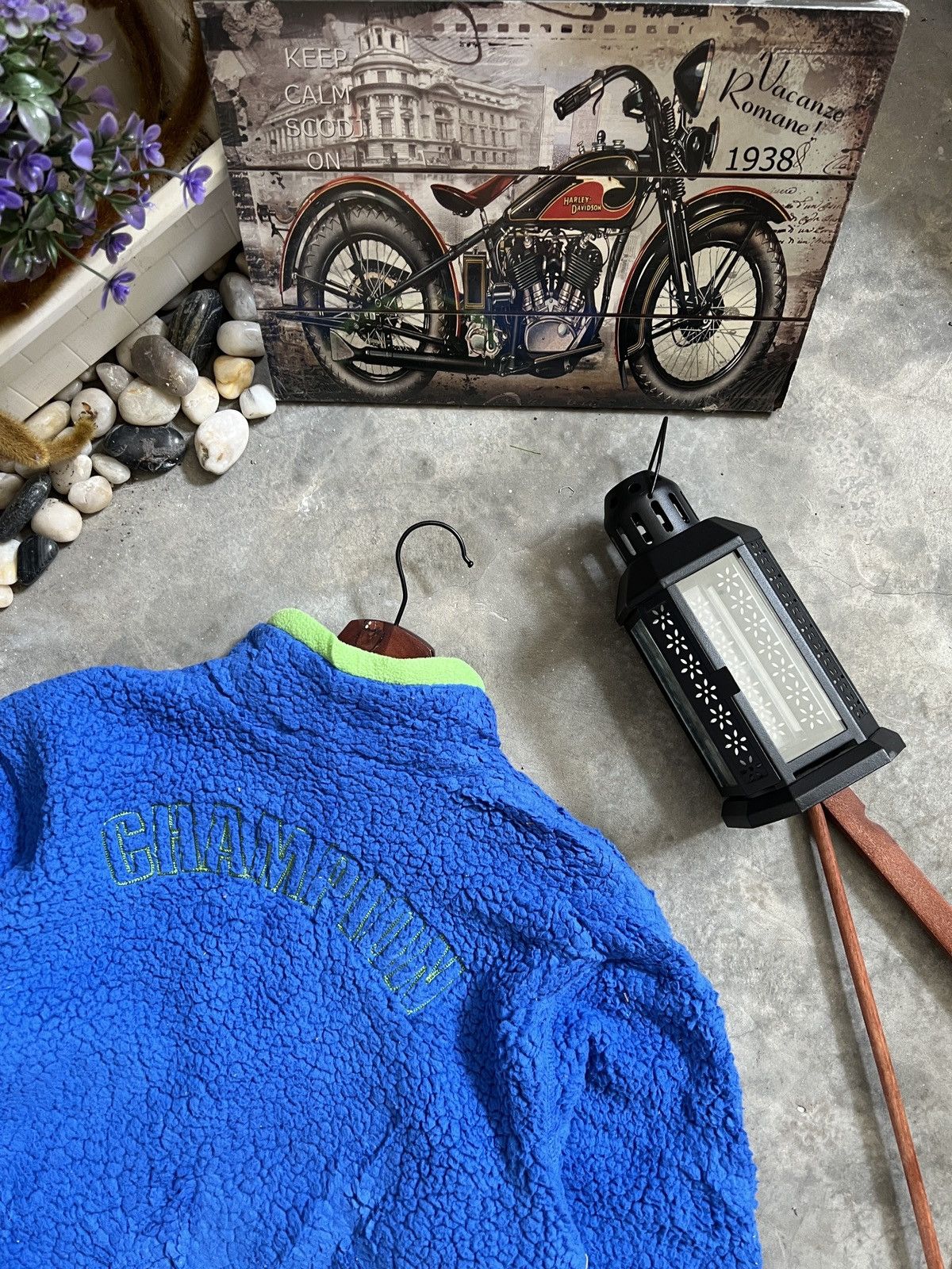 BEST OFFER 🔥 American Vintage Champion Fleece Sherpa Jacket