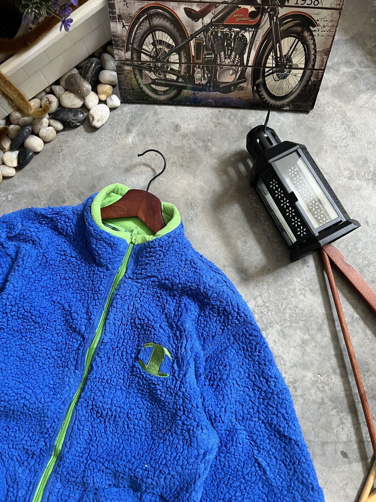 BEST OFFER 🔥 American Vintage Champion Fleece Sherpa Jacket