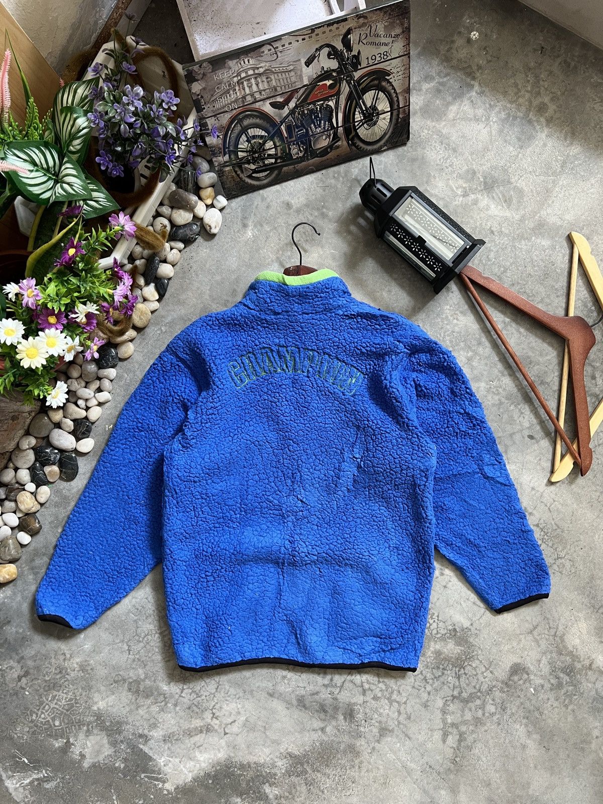 BEST OFFER 🔥 American Vintage Champion Fleece Sherpa Jacket