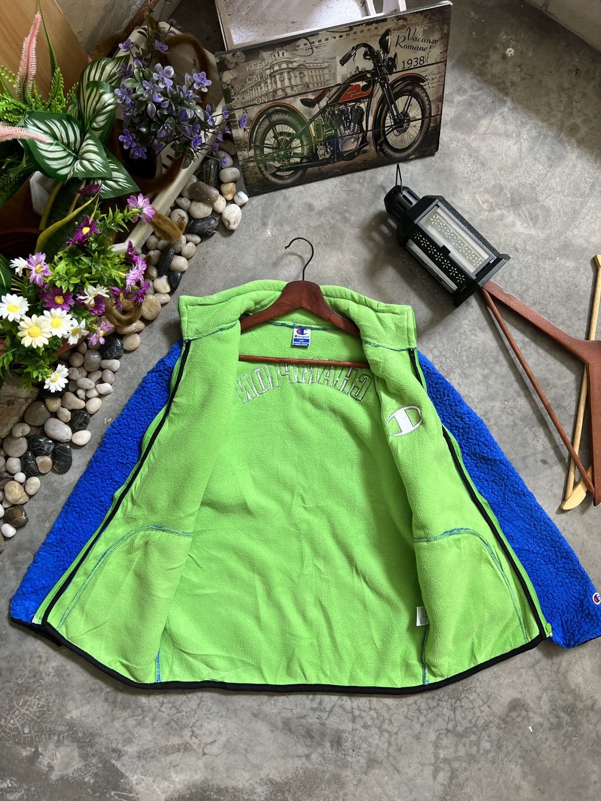 BEST OFFER 🔥 American Vintage Champion Fleece Sherpa Jacket