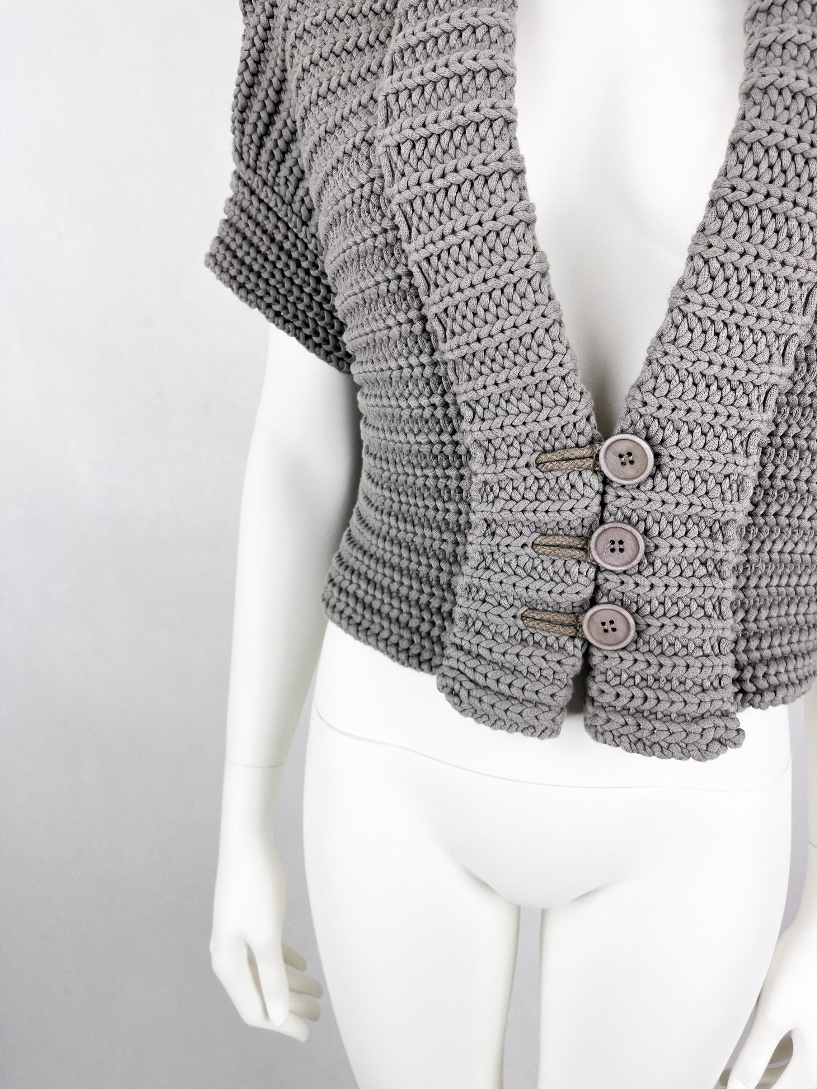 Brunello Cucinelli Brunello Cucinelli grey sweater cardigan Size M / US 6-8 / IT 42-44 - 3 Thumbnail
