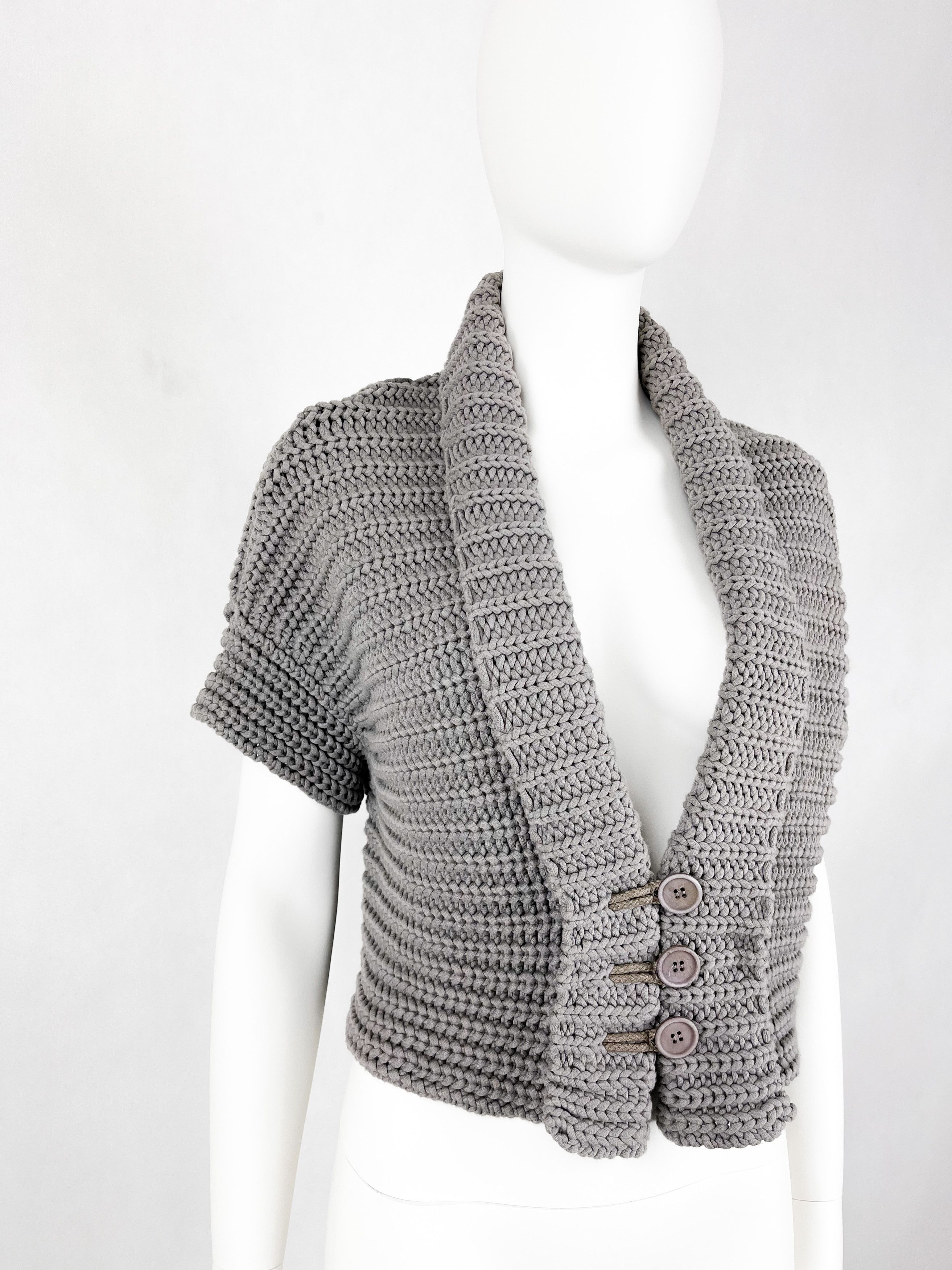 Brunello Cucinelli Brunello Cucinelli grey sweater cardigan Size M / US 6-8 / IT 42-44 - 2 Thumbnail