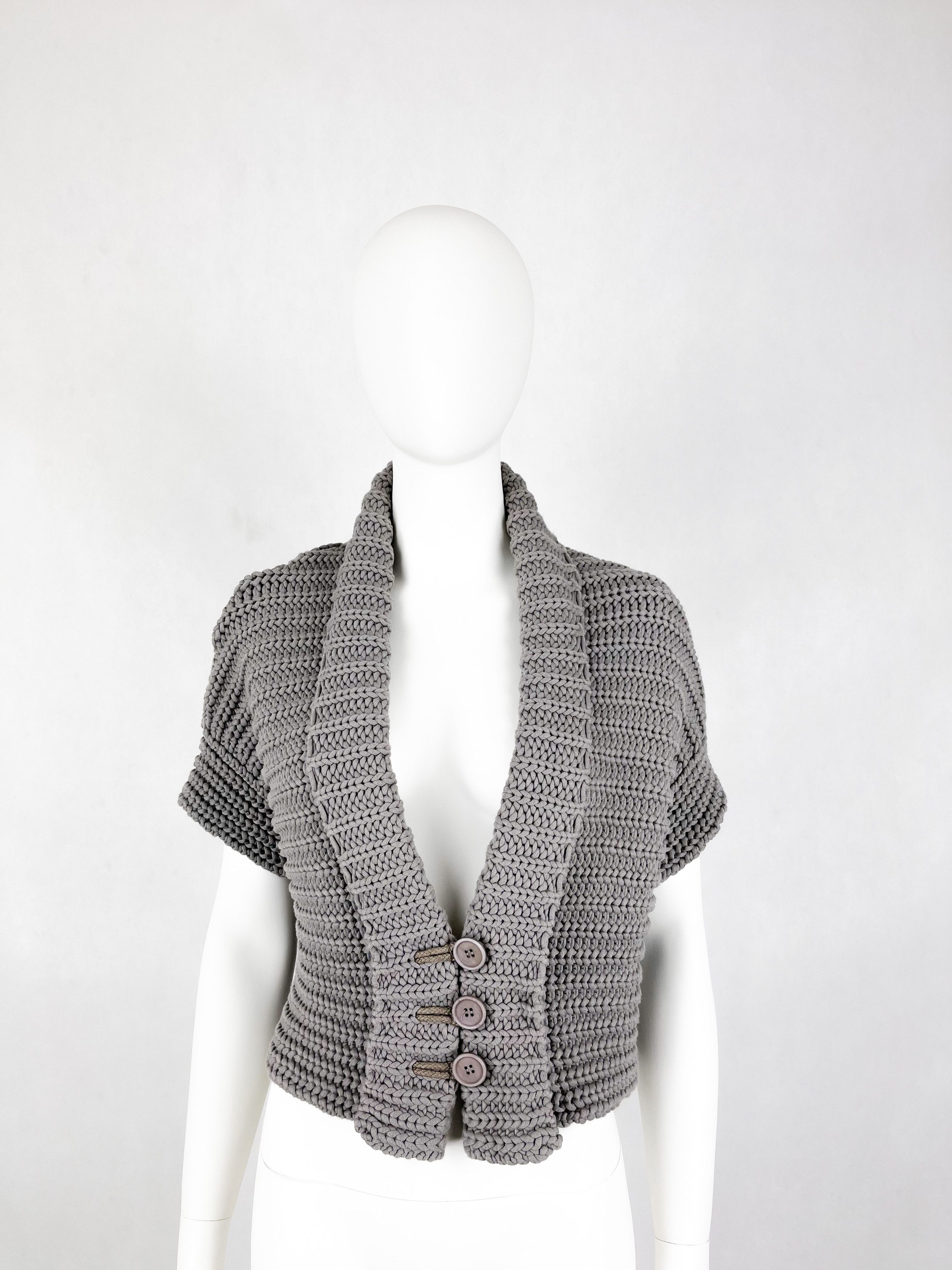 Brunello Cucinelli Brunello Cucinelli grey sweater cardigan Size M / US 6-8 / IT 42-44 - 1 Thumbnail