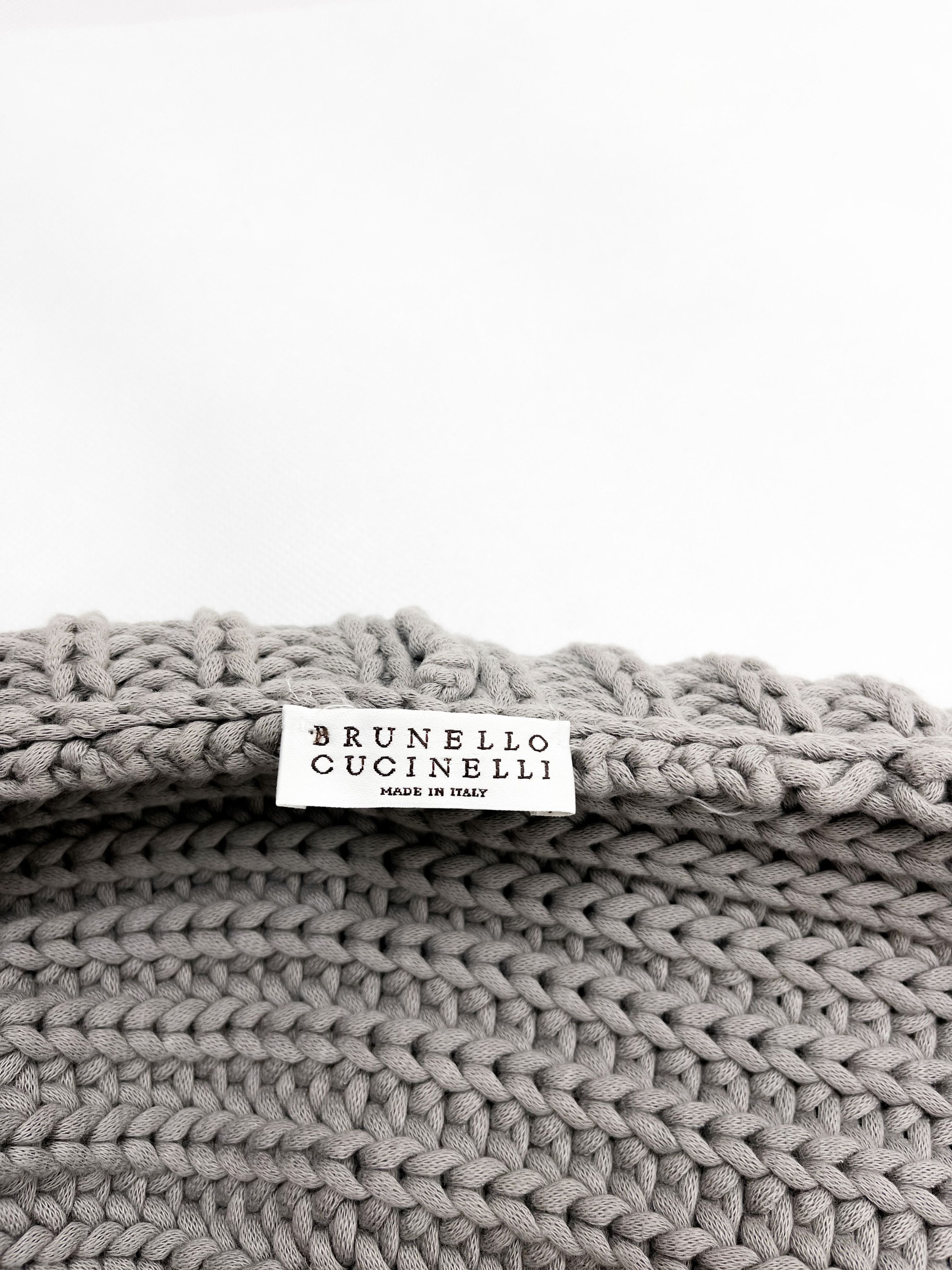 Brunello Cucinelli Brunello Cucinelli grey sweater cardigan Size M / US 6-8 / IT 42-44 - 4 Thumbnail