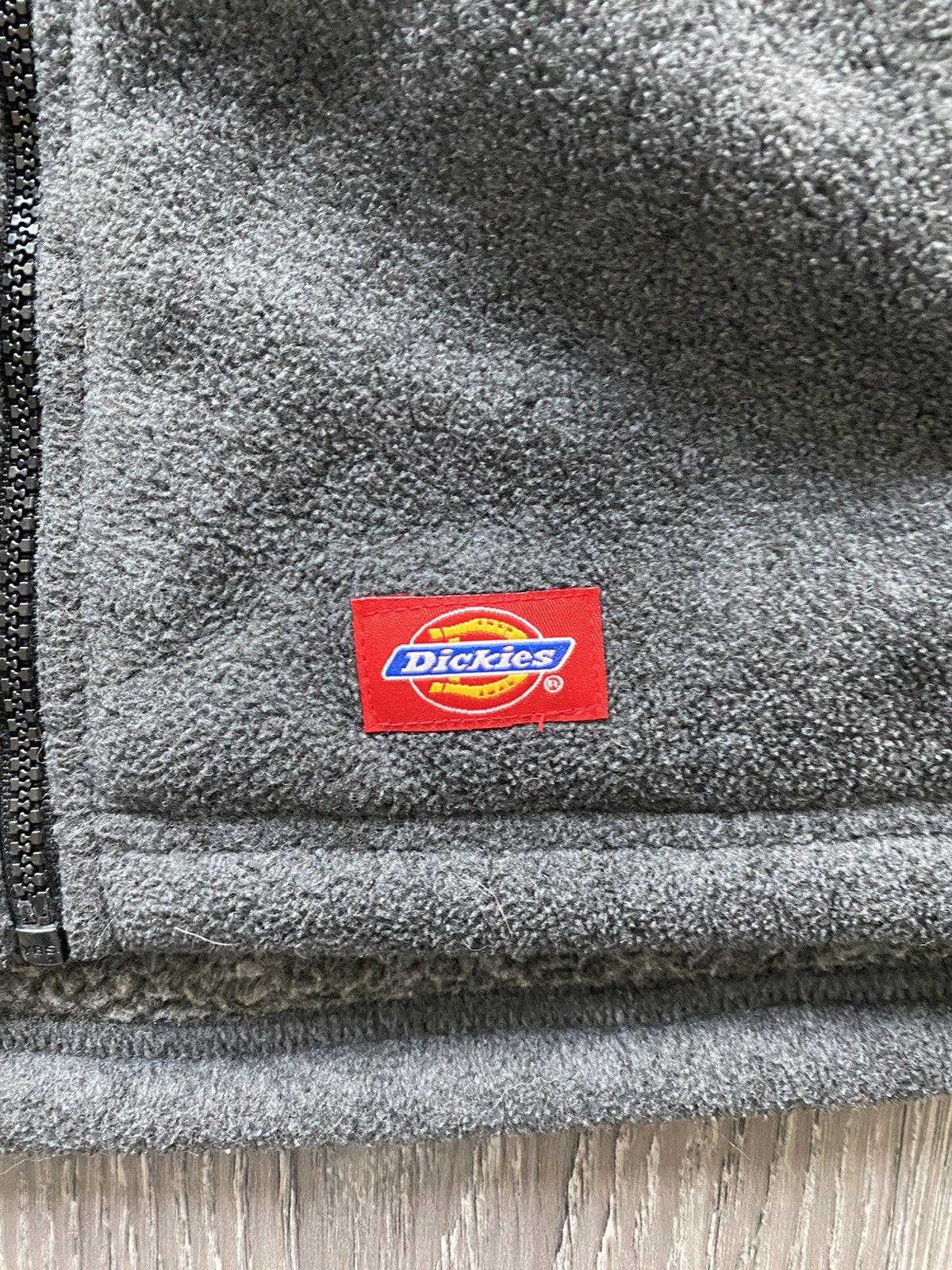 Vintage Vintage Dickies Fleece Zip Hoodie Jacket Sherpa Warm Heavy Size US L / EU 52-54 / 3 - 2 Thumbnail