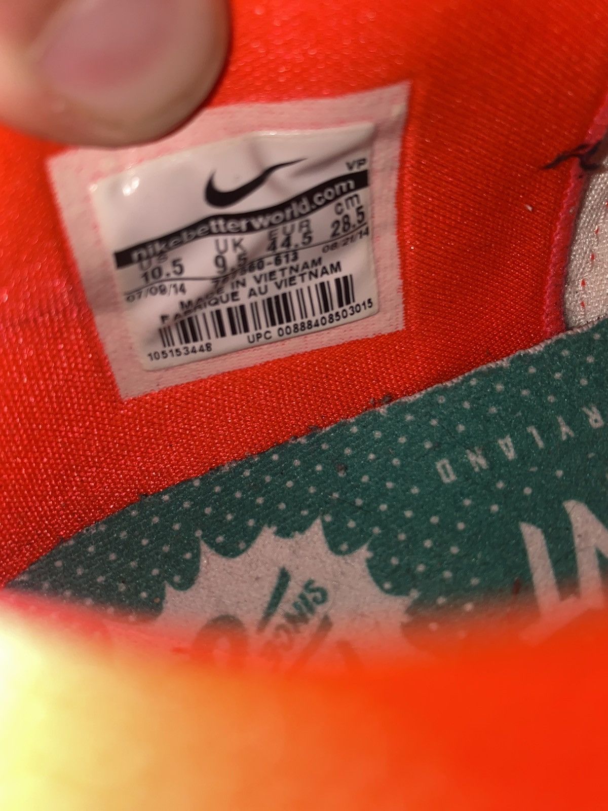Nike KD 7 Xmas Egg Nog 2014 Size US 10.5 / EU 43-44 - 8 Thumbnail