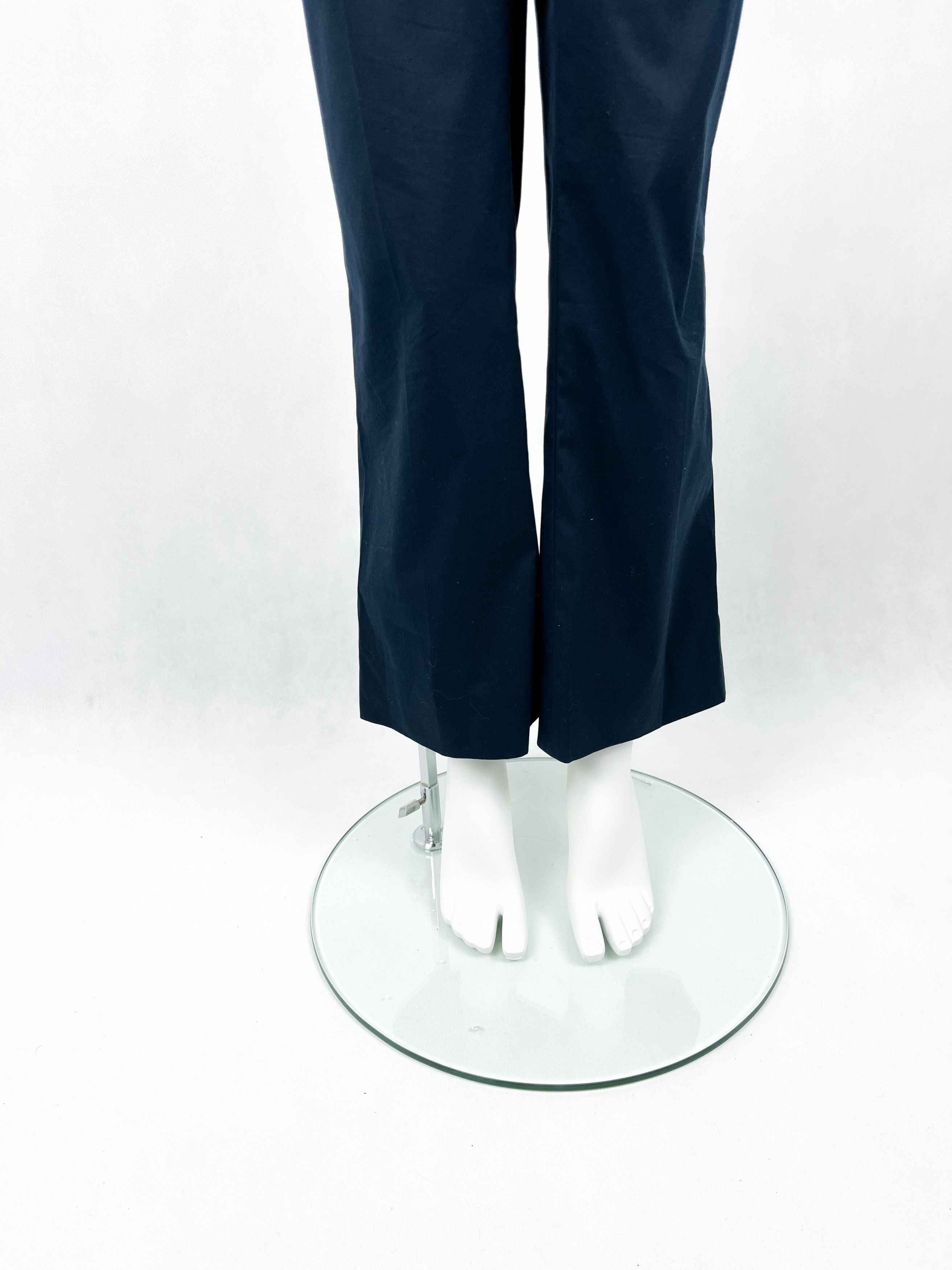 Prada Prada navy trousers pants Size 28" / US 6 / IT 42 - 2 Thumbnail