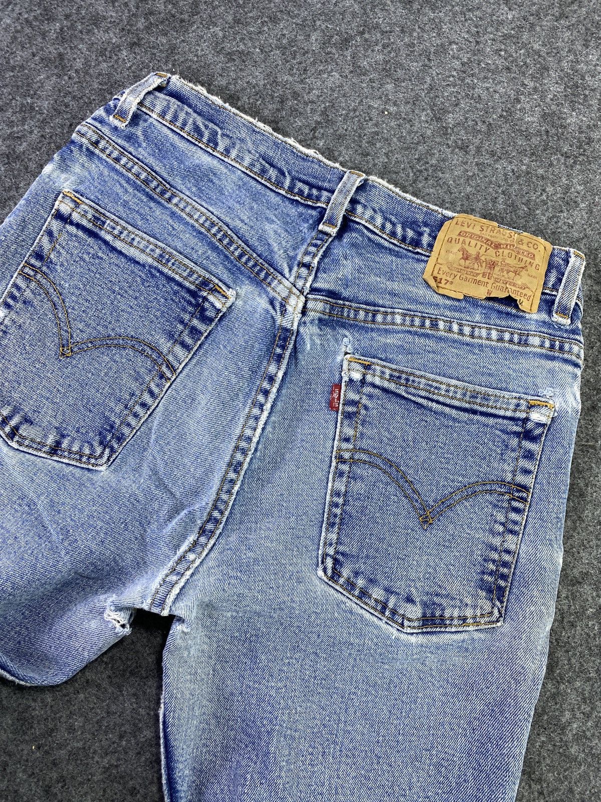 Levi's VINTAGE LEVI'S 517 BLUE WASH JEANS - J616 Size US 30 / EU 46 - 10 Thumbnail