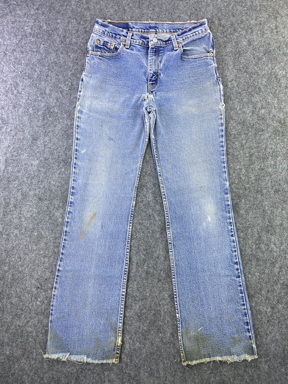 VINTAGE LEVIS 517 BLUE WASH JEANS - J616