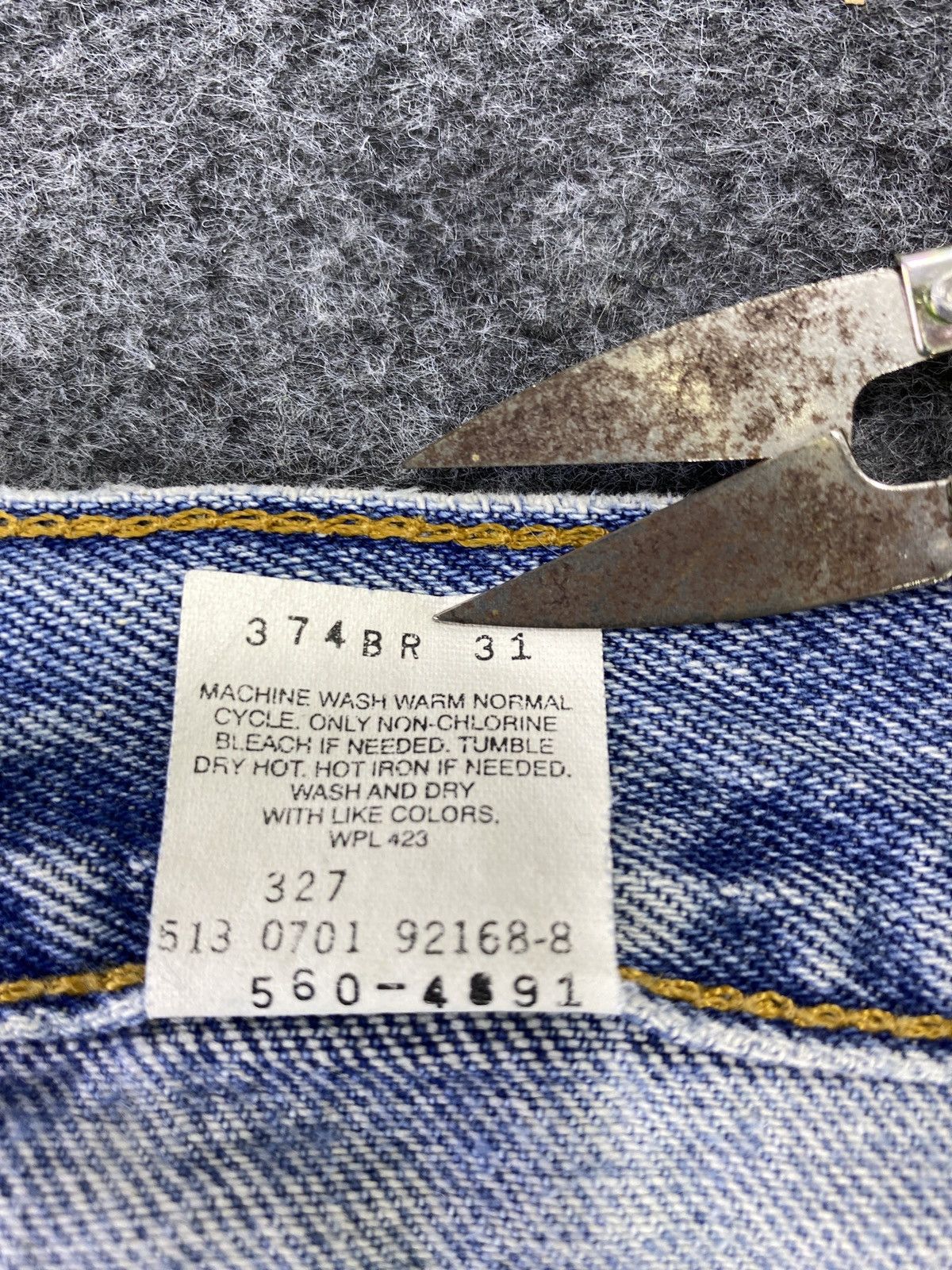 Levi's VINTAGE LEVI'S 560 BLUE WASH JEANS - J617 Size US 38 / EU 54 - 6 Thumbnail