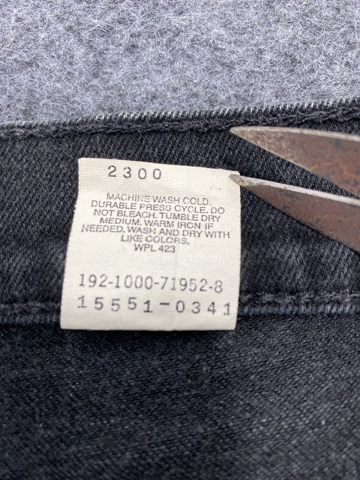 Levi's 90s VINTAGE LEVI'S 550 BLACK JEANS - J619 Size US 29 - 6 Thumbnail