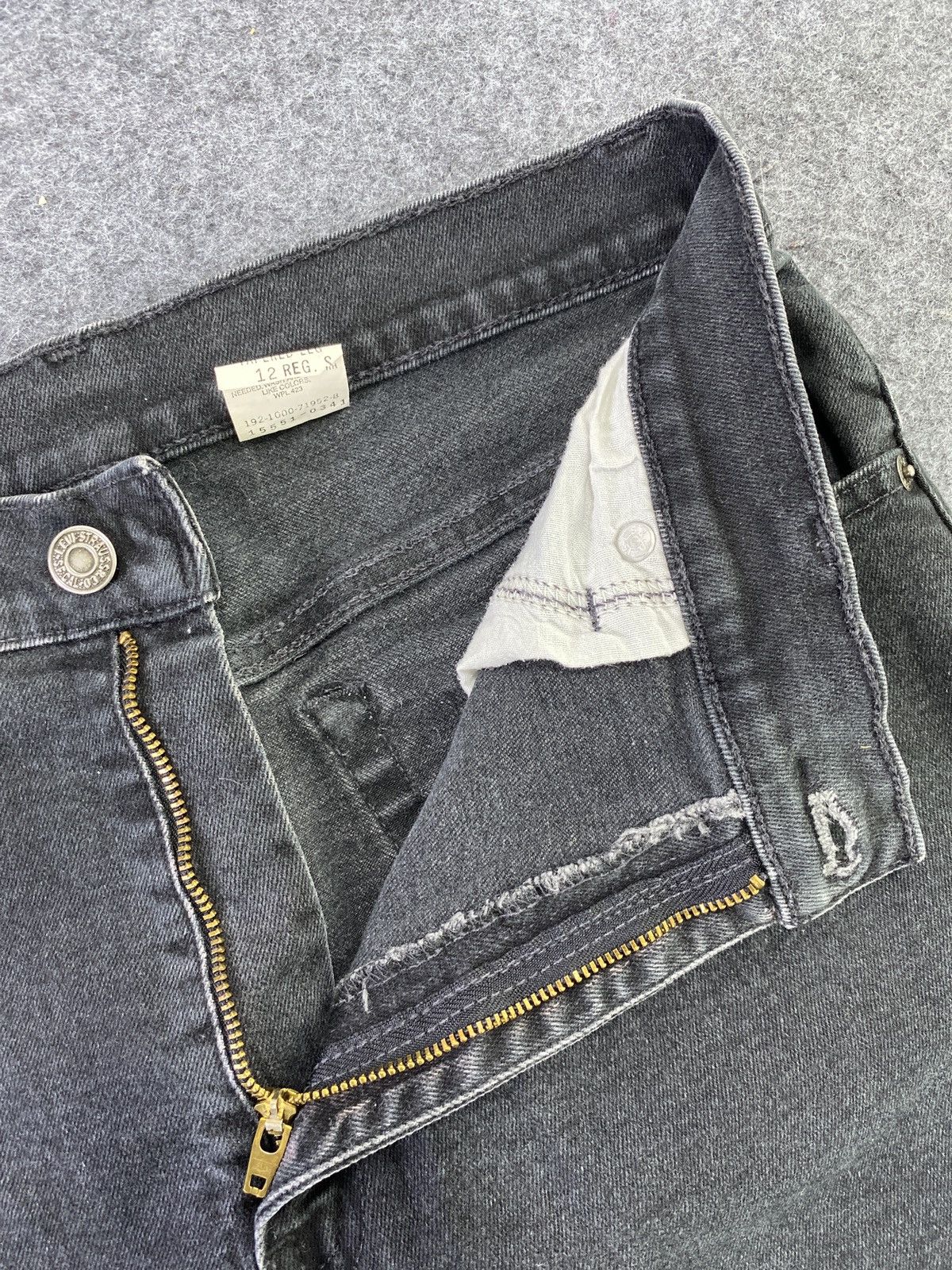 Levi's 90s VINTAGE LEVI'S 550 BLACK JEANS - J619 Size US 29 - 3 Thumbnail