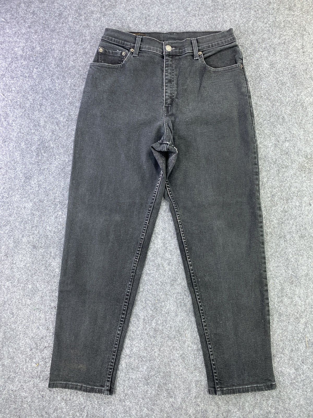 Levi's 90s VINTAGE LEVI'S 550 BLACK JEANS - J619 Size US 29 - 1 Thumbnail