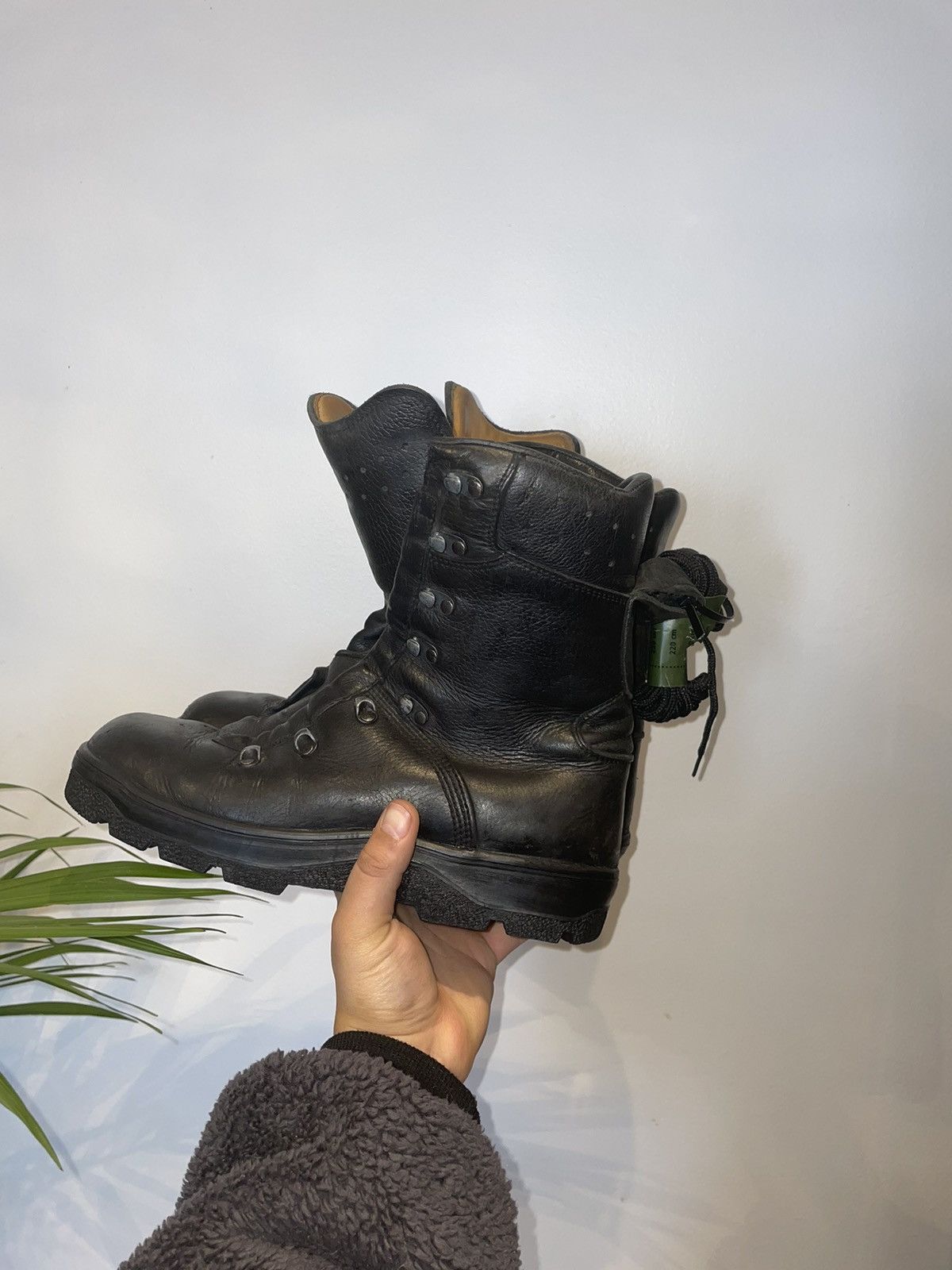 Vintage Military Issue Combat Boots