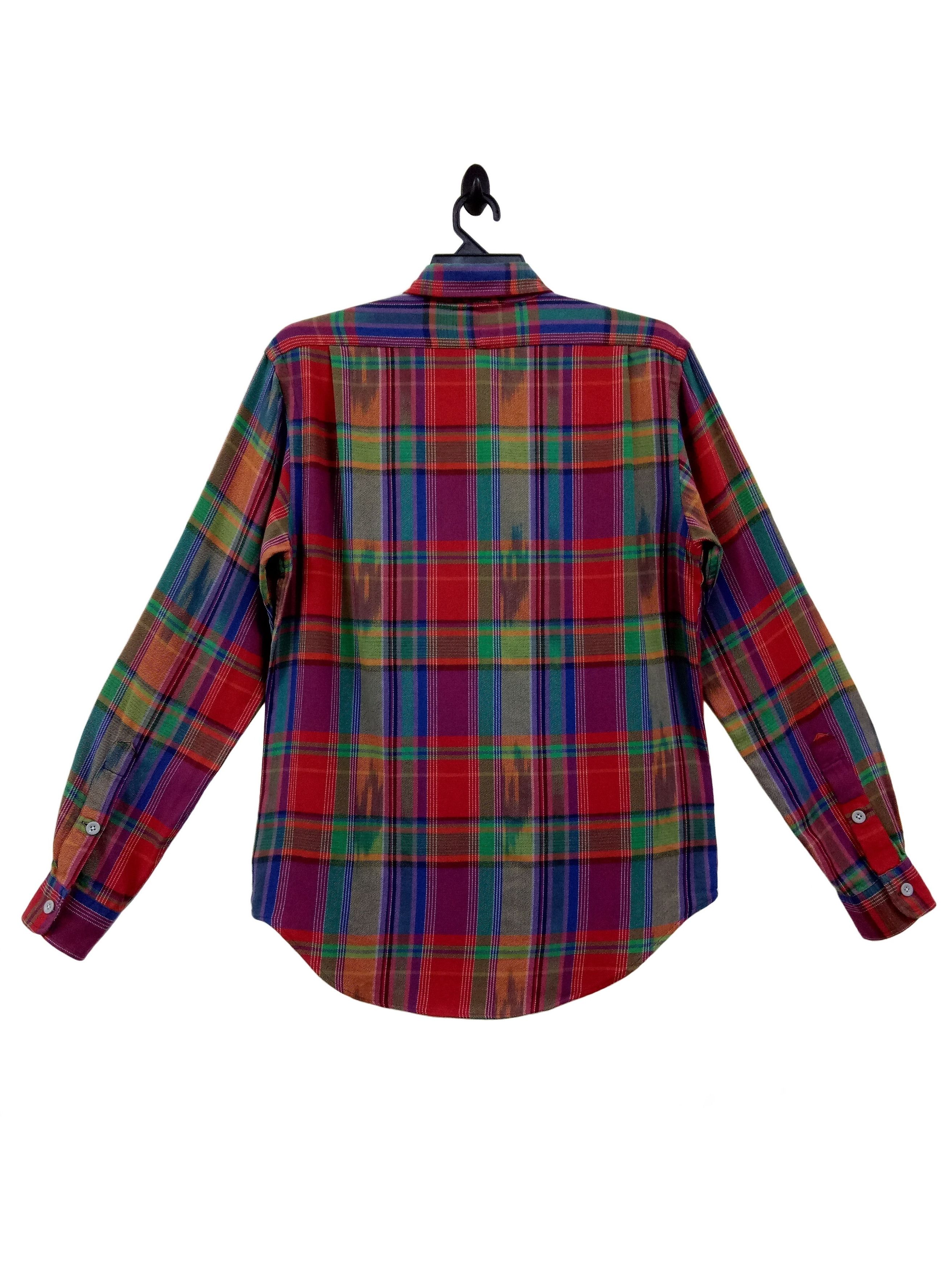 Polo Ralph Lauren 🔥🔥🔥POLO Ralph Lauren Colorful Flanel LS Shirt Design Rare Size US M / EU 48-50 / 2 - 2 Thumbnail