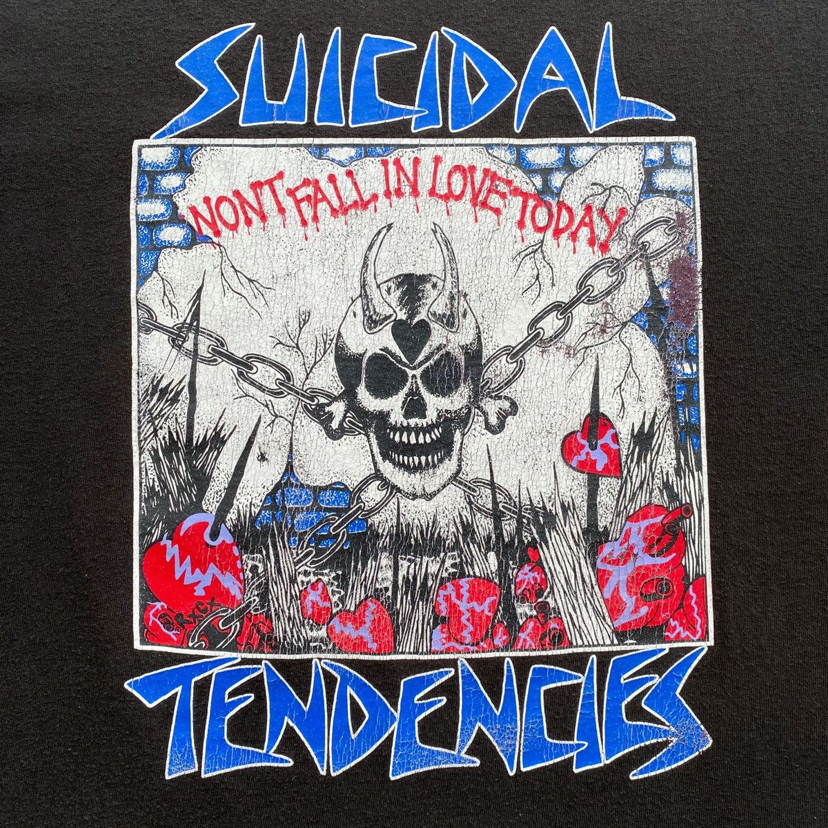 Band Tees Vintage Suicidal Tendencies Sun Faded T Shirt Size US M / EU 48-50 / 2 - 3 Thumbnail