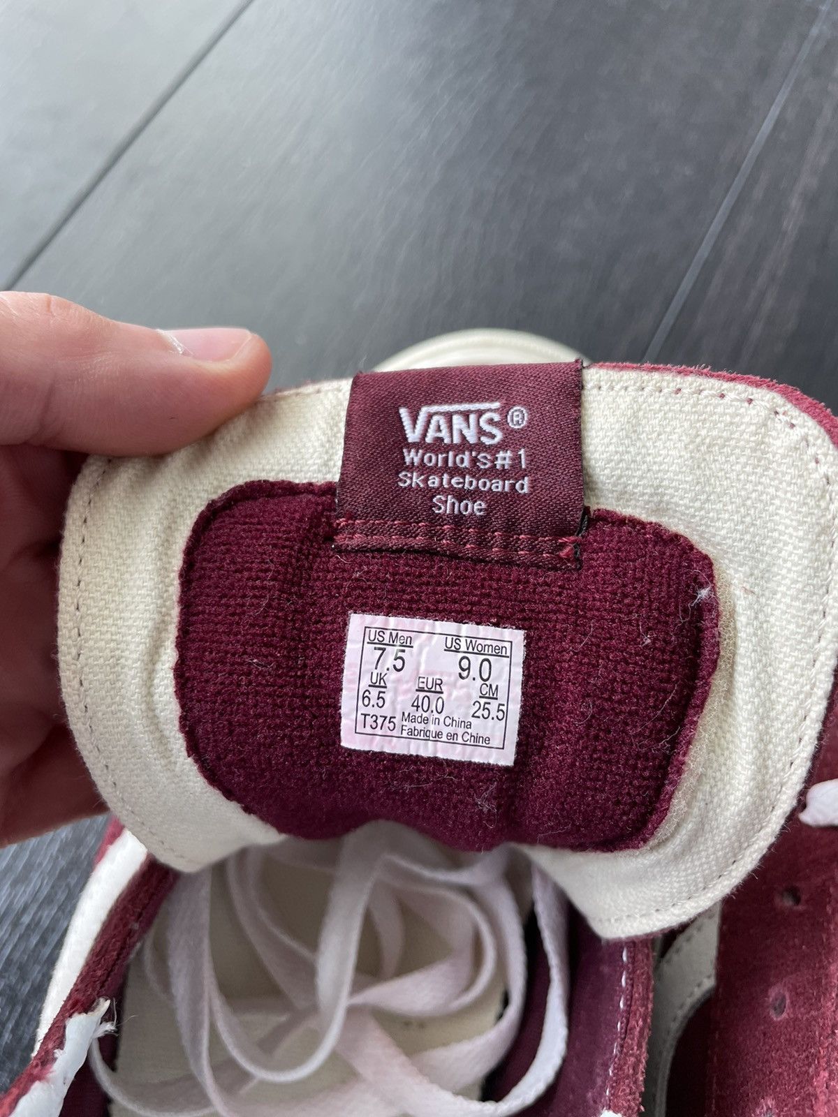Vans Vans SK8-Hi Reissue Size US 7.5 / EU 40-41 - 4 Thumbnail