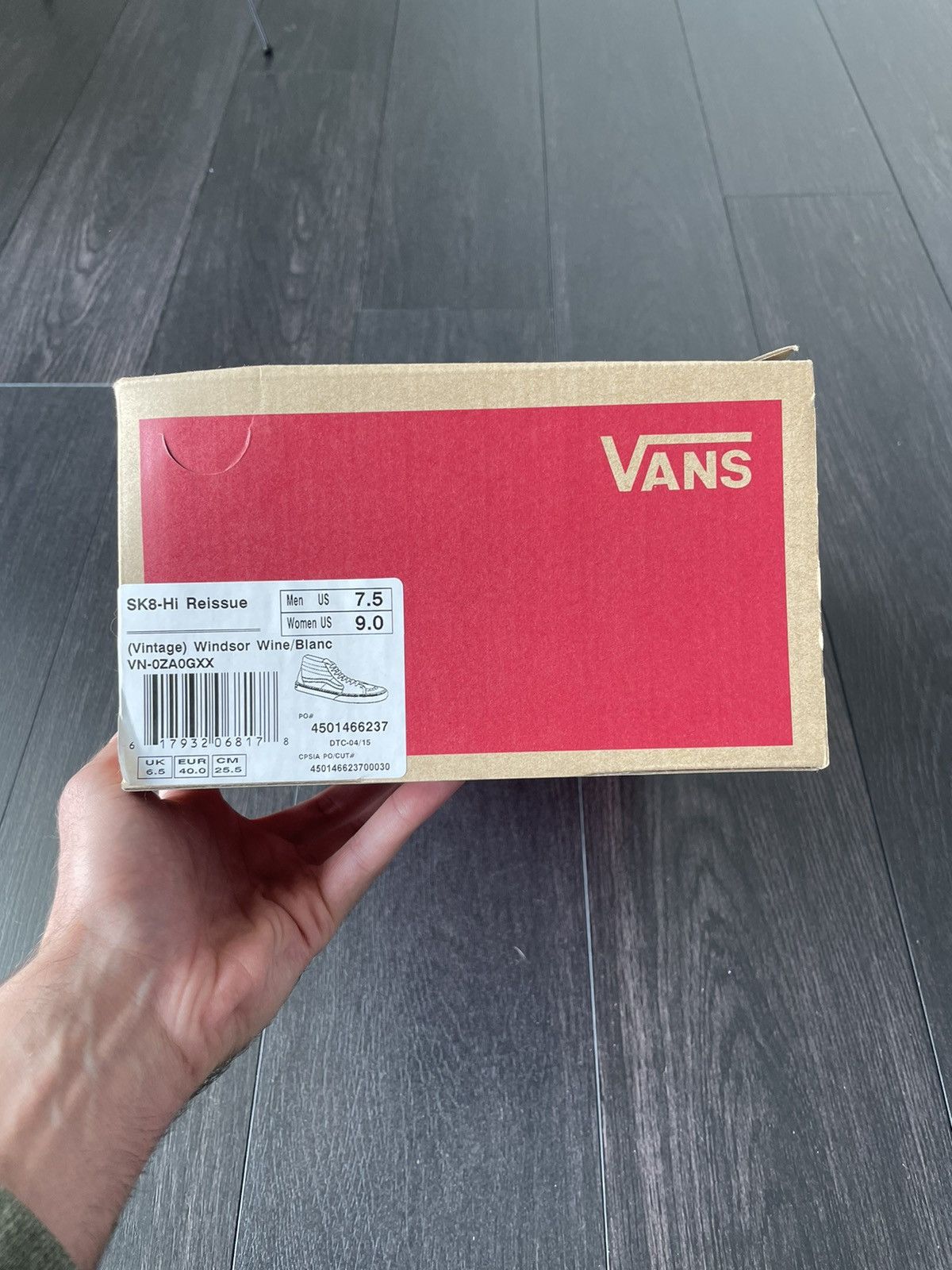 Vans Vans SK8-Hi Reissue Size US 7.5 / EU 40-41 - 9 Thumbnail