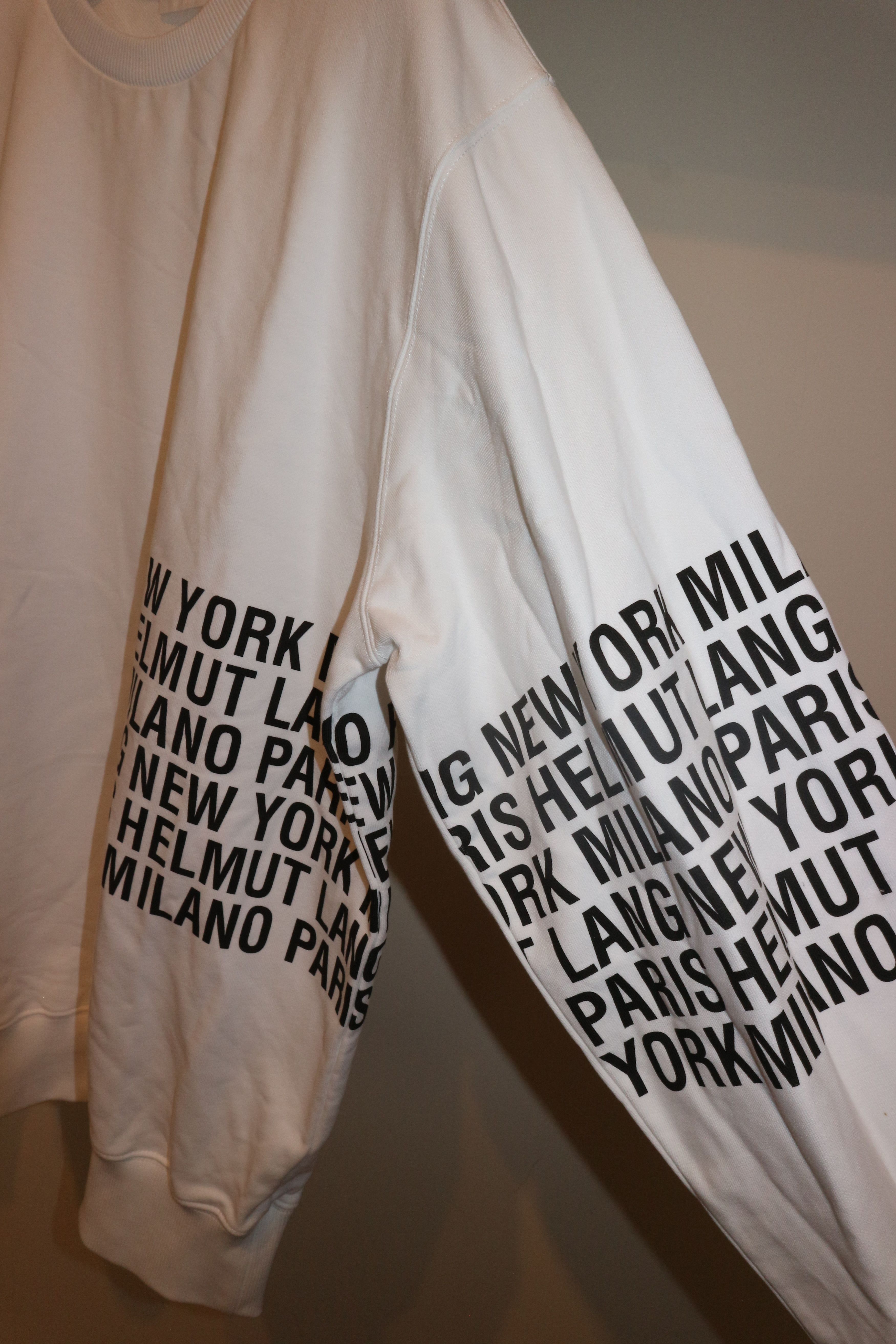 Helmut Lang Logo print sweatshirt Size US L / EU 52-54 / 3 - 4 Thumbnail
