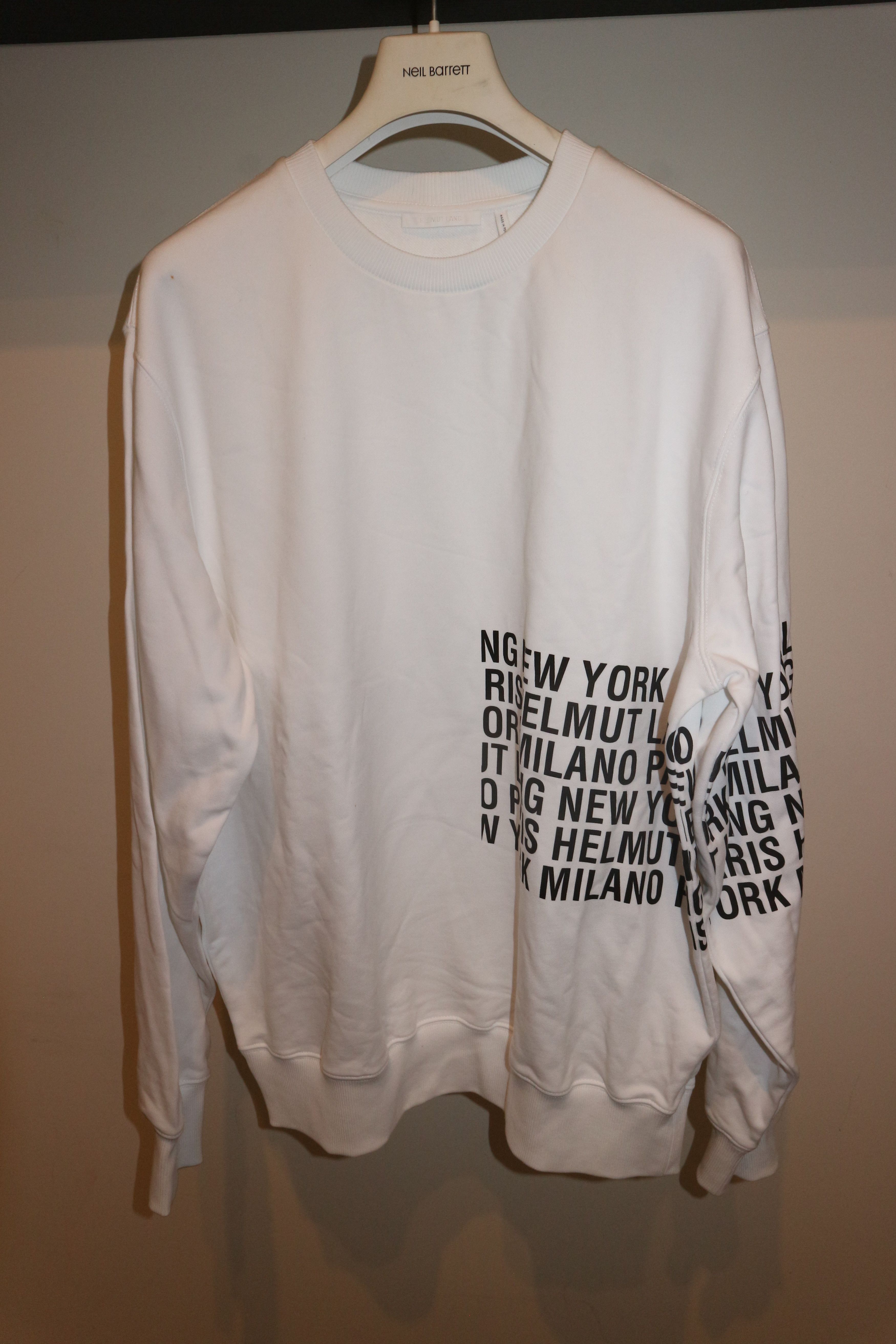 Helmut Lang Logo print sweatshirt Size US L / EU 52-54 / 3 - 1 Thumbnail
