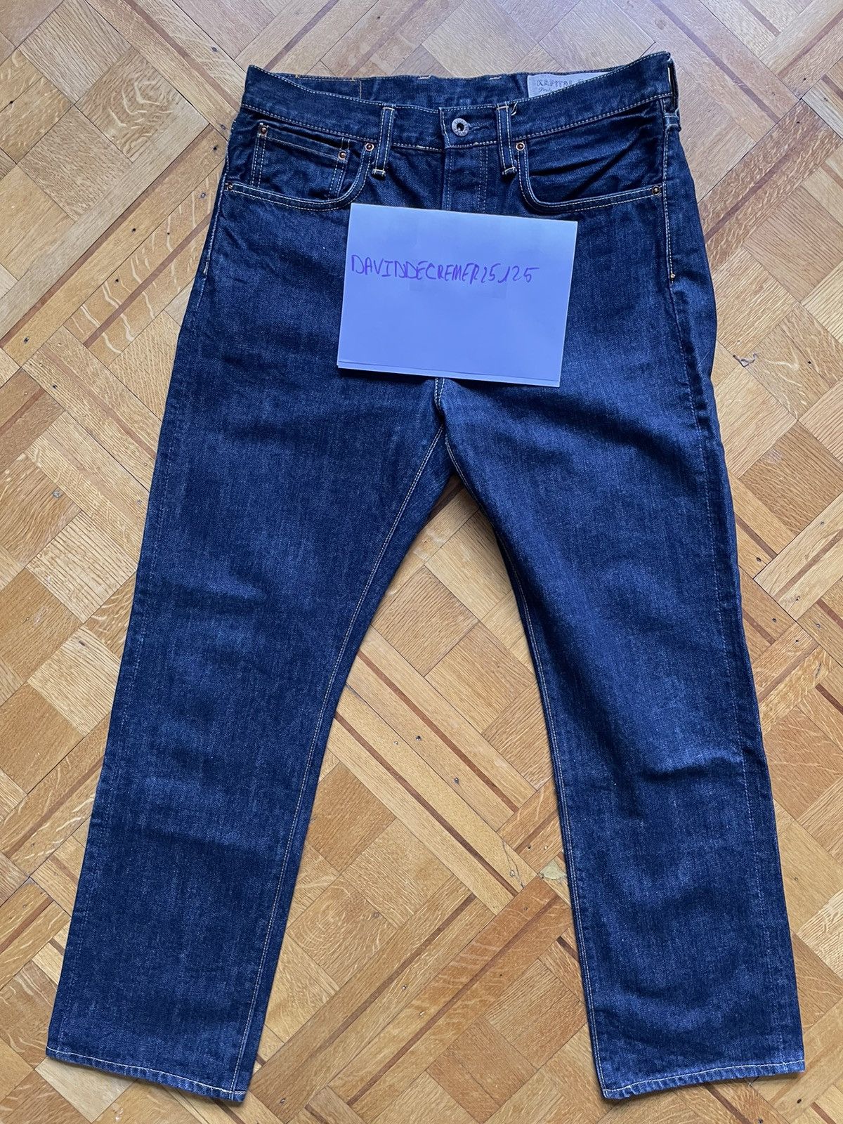 Kapital straight fitting jean