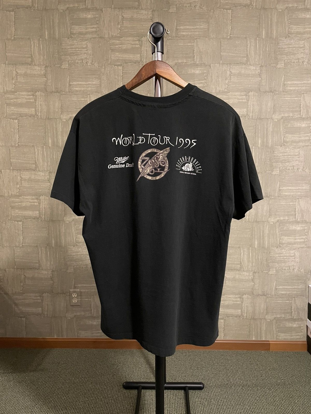 Band Tees × Vintage Vintage Jimmy Page Robert Plant T-Shirt Size US XL / EU 56 / 4 - 3 Thumbnail