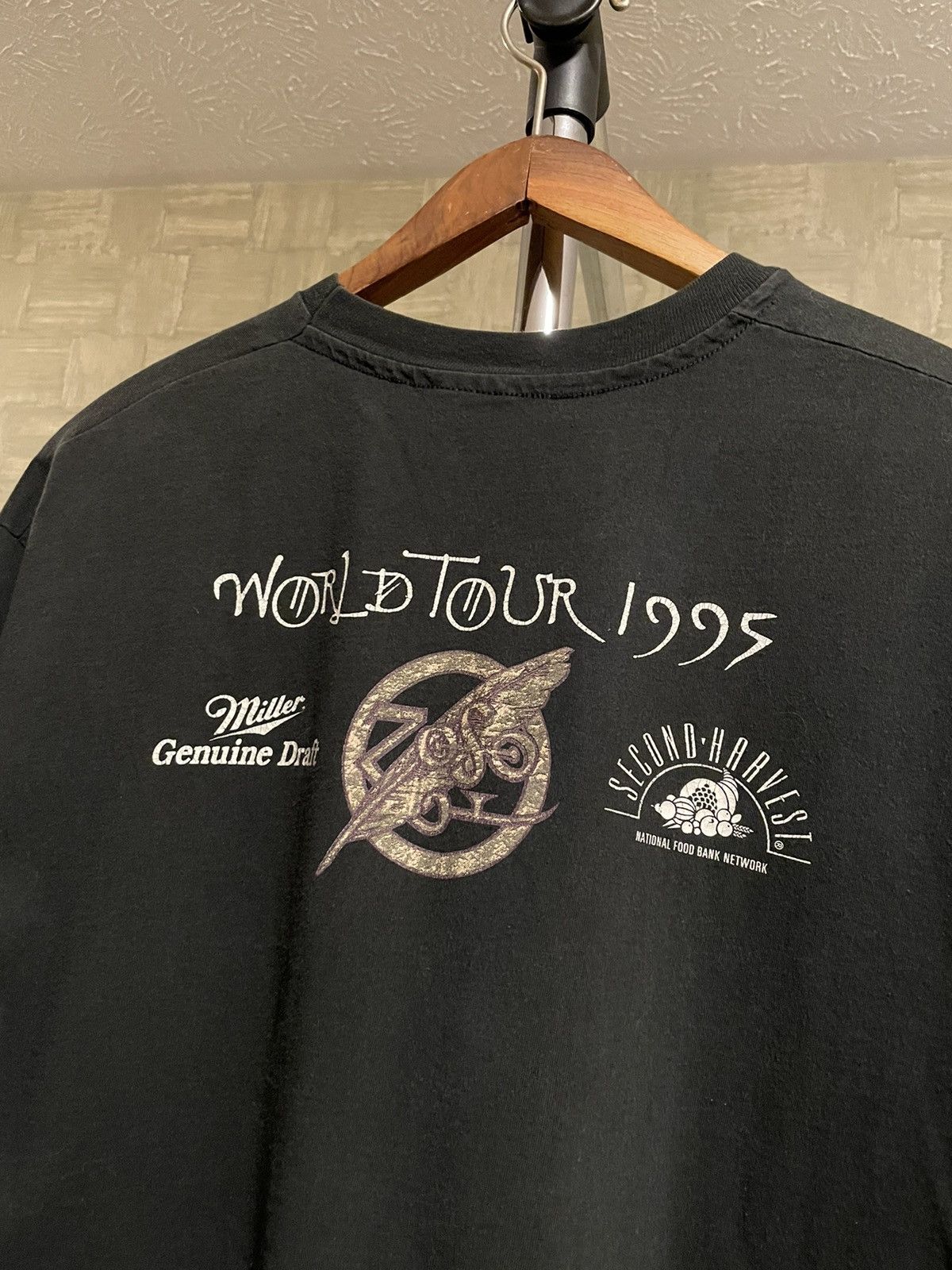 Band Tees × Vintage Vintage Jimmy Page Robert Plant T-Shirt Size US XL / EU 56 / 4 - 4 Thumbnail