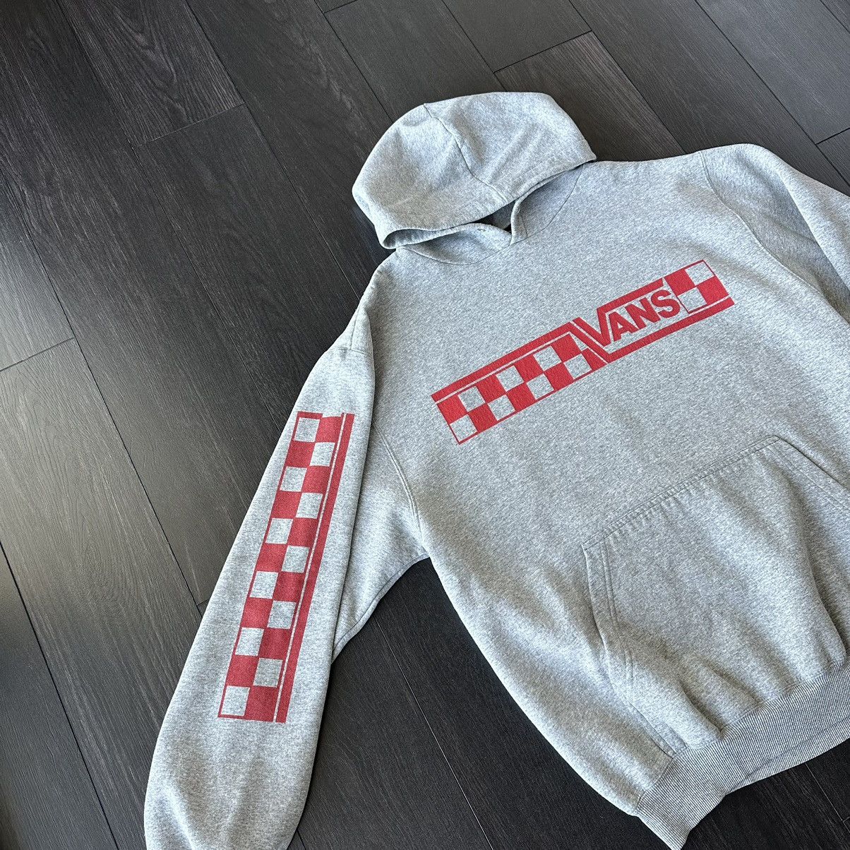 Vans Vintage Vans Checkerboard Hoodie Sweatshirt Size US XL / EU 56 / 4 - 3 Thumbnail