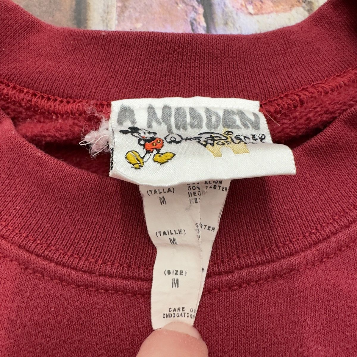 Disney × Vintage Vintage Disney sweatshirt Size US M / EU 48-50 / 2 - 4 Thumbnail