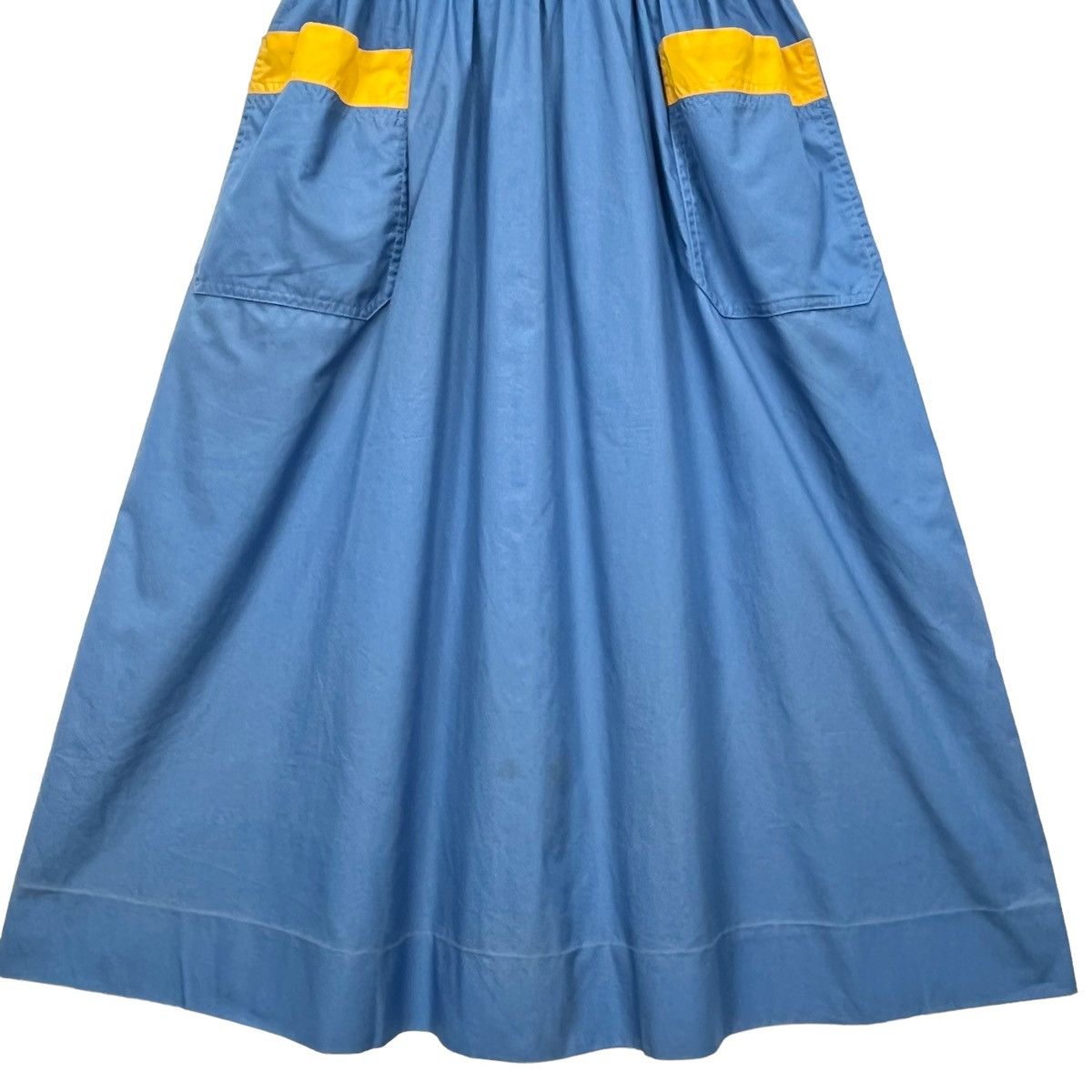 Vintage Celine Single Layer Cotton Sleeveless Midi Dress