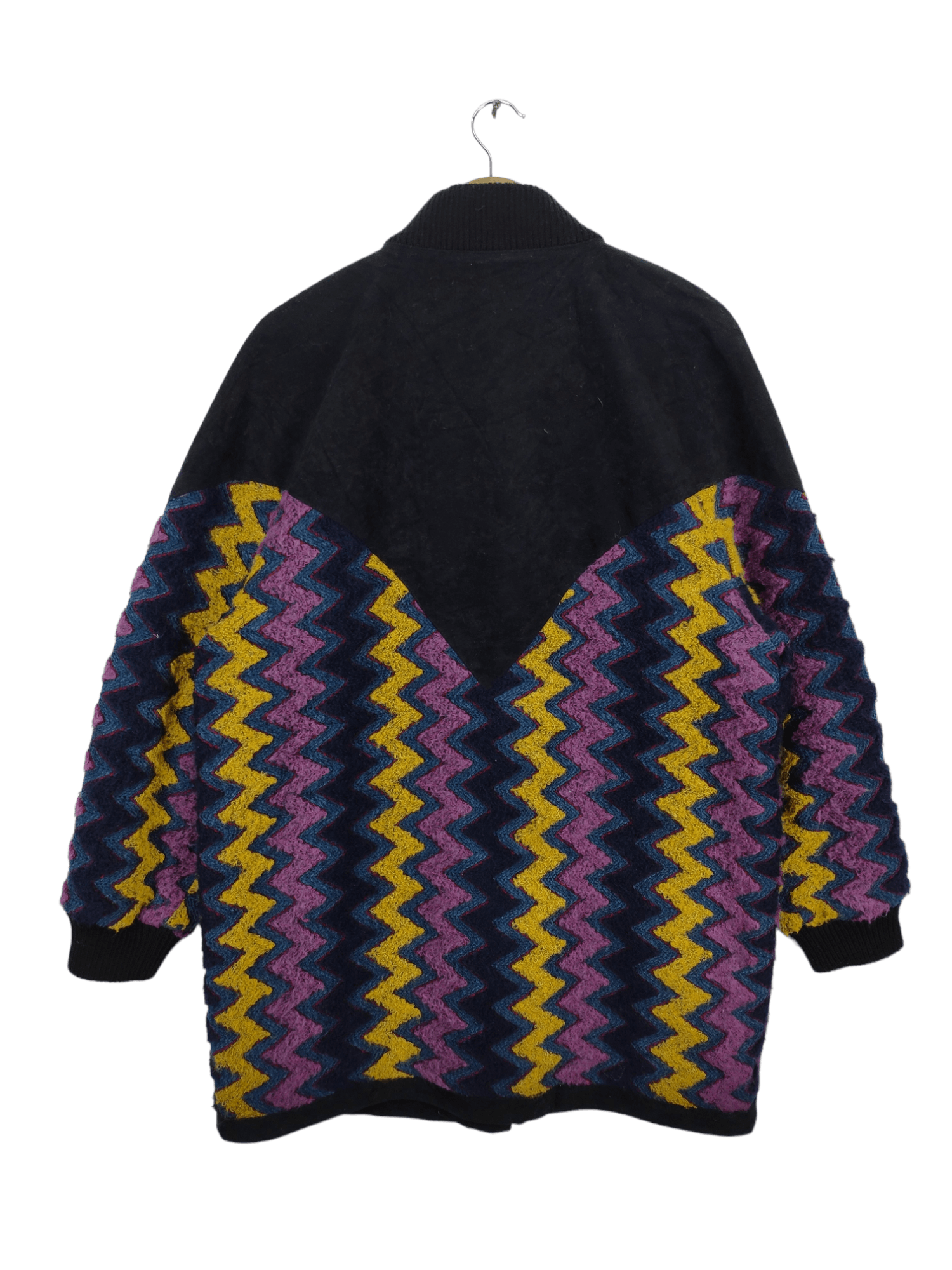 Japanese Brand Vintage Long Cardigan Jacket Coogi Style Size L / US 10 / IT 46 - 2 Thumbnail