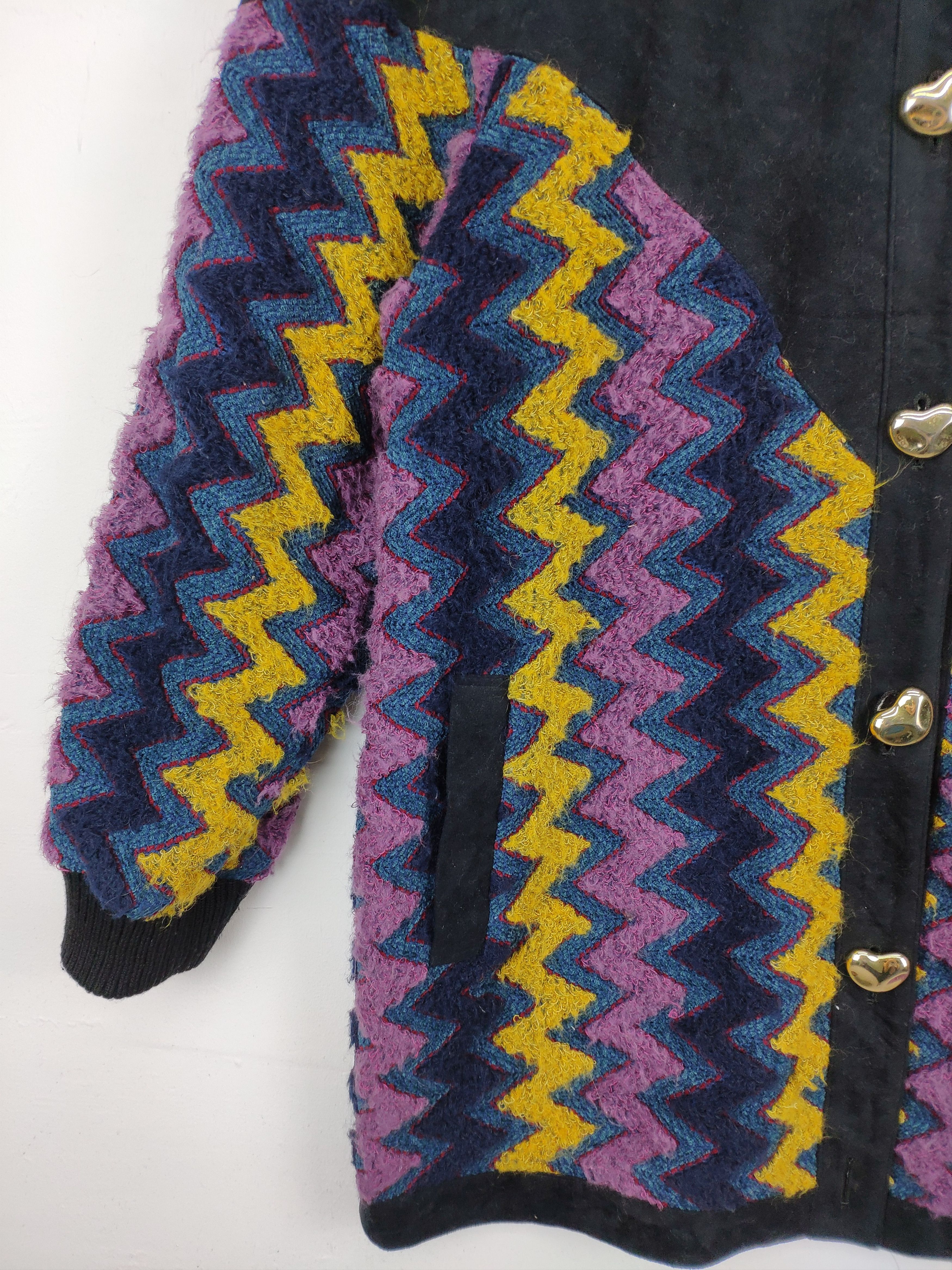 Japanese Brand Vintage Long Cardigan Jacket Coogi Style Size L / US 10 / IT 46 - 10 Thumbnail