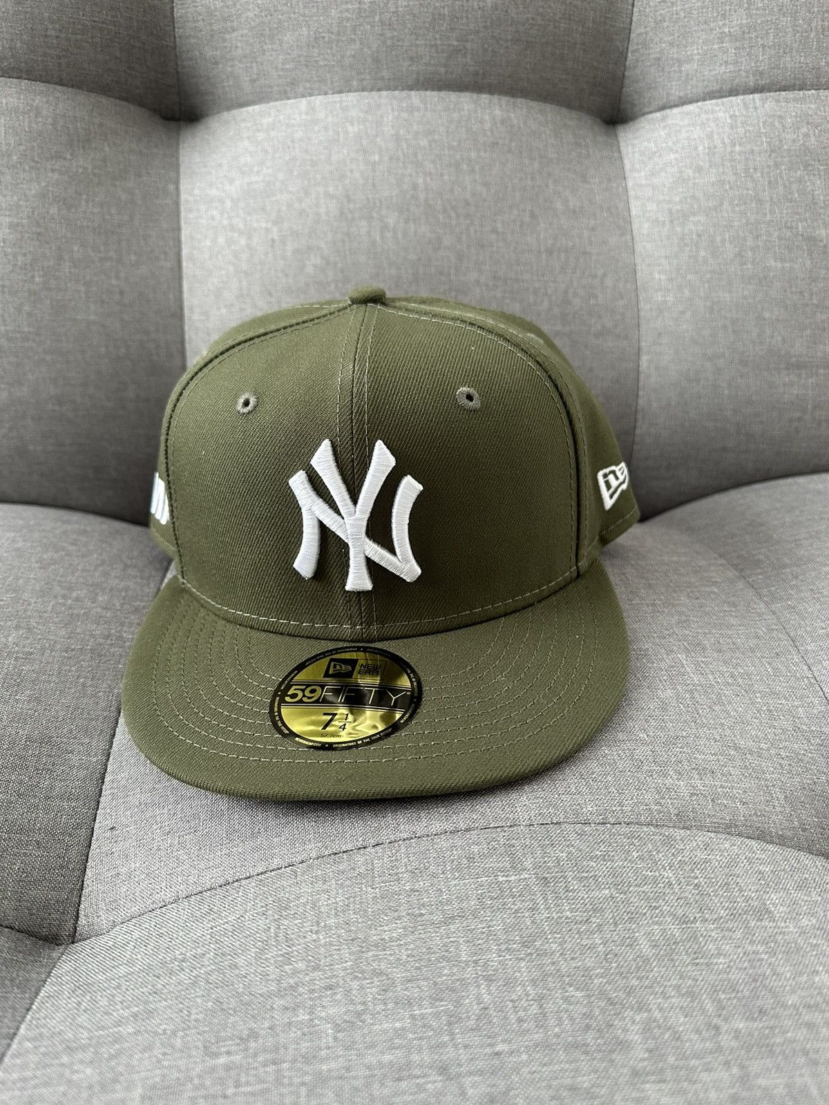 New Era oMA X New Era Olive 7 1/4 | Grailed