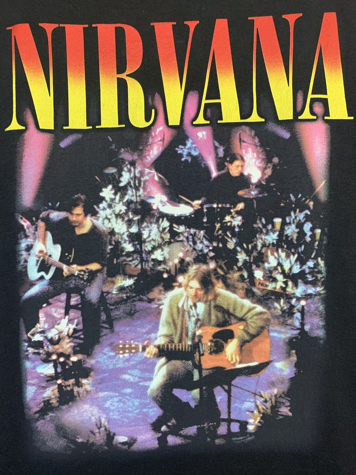 Band Tees × Nirvana Nirvana Kurt Cobain T Shirt Size US XL / EU 56 / 4 - 3 Thumbnail