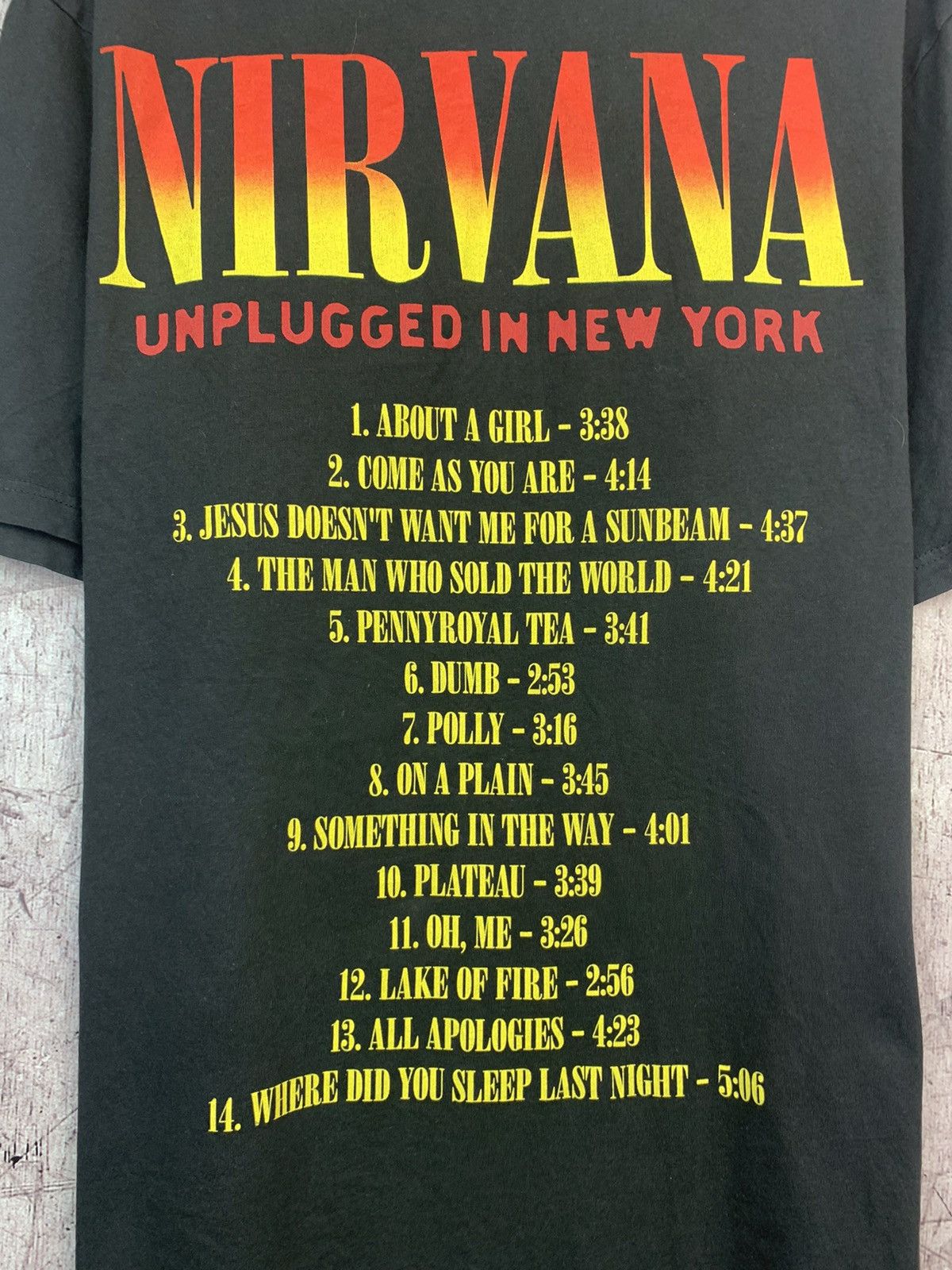 Band Tees × Nirvana Nirvana Kurt Cobain T Shirt Size US XL / EU 56 / 4 - 4 Thumbnail