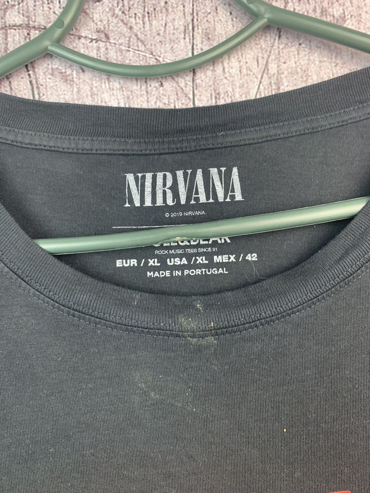 Band Tees × Nirvana Nirvana Kurt Cobain T Shirt Size US XL / EU 56 / 4 - 7 Thumbnail