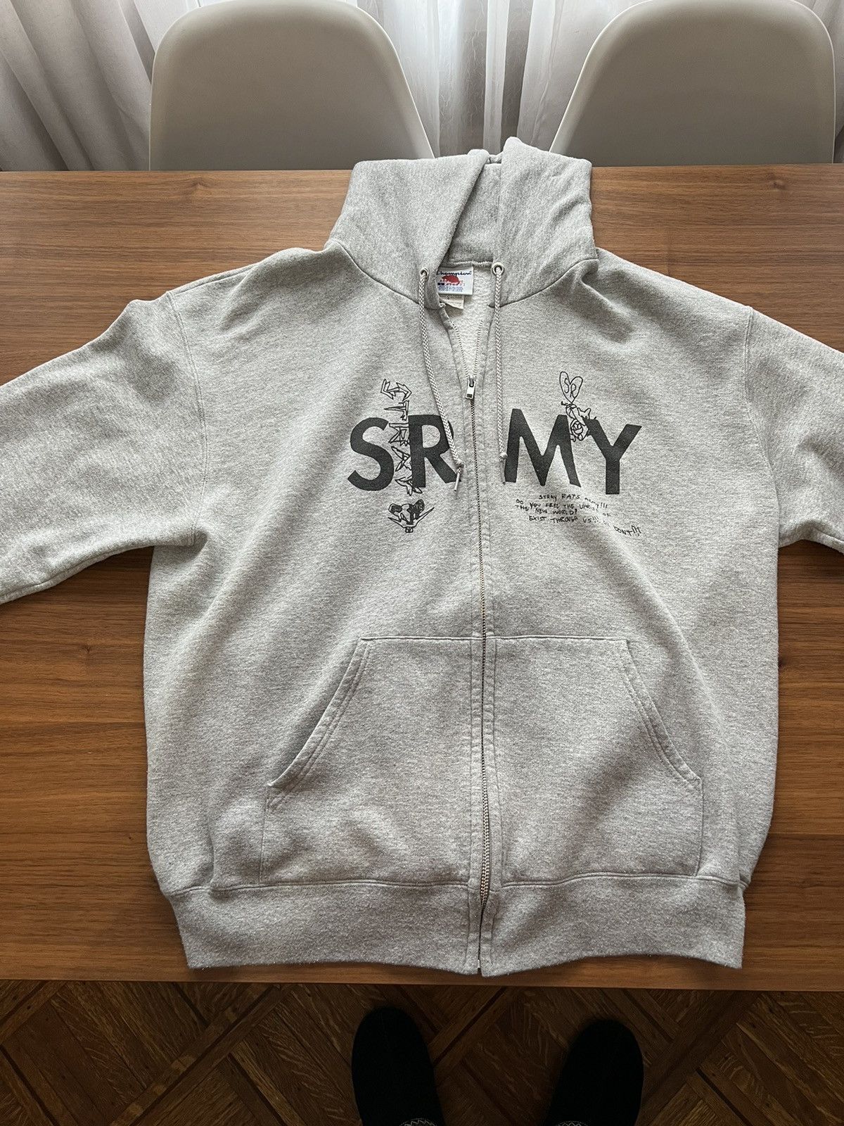 Champion × Stray Rats Stray Rats Champion Arch Logo Hoodie