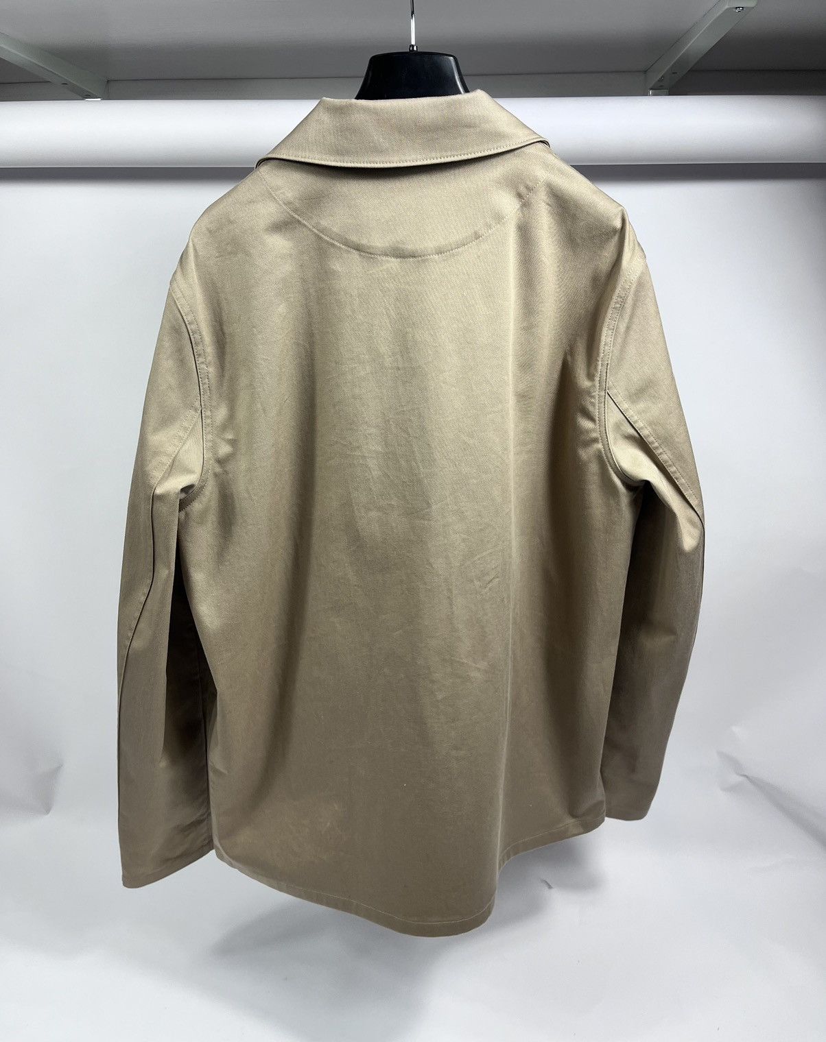 Prada PRADA BROWN BEIGE GABARDINE WORK JACKET RRP $4,480 Size US L / EU 52-54 / 3 - 2 Thumbnail