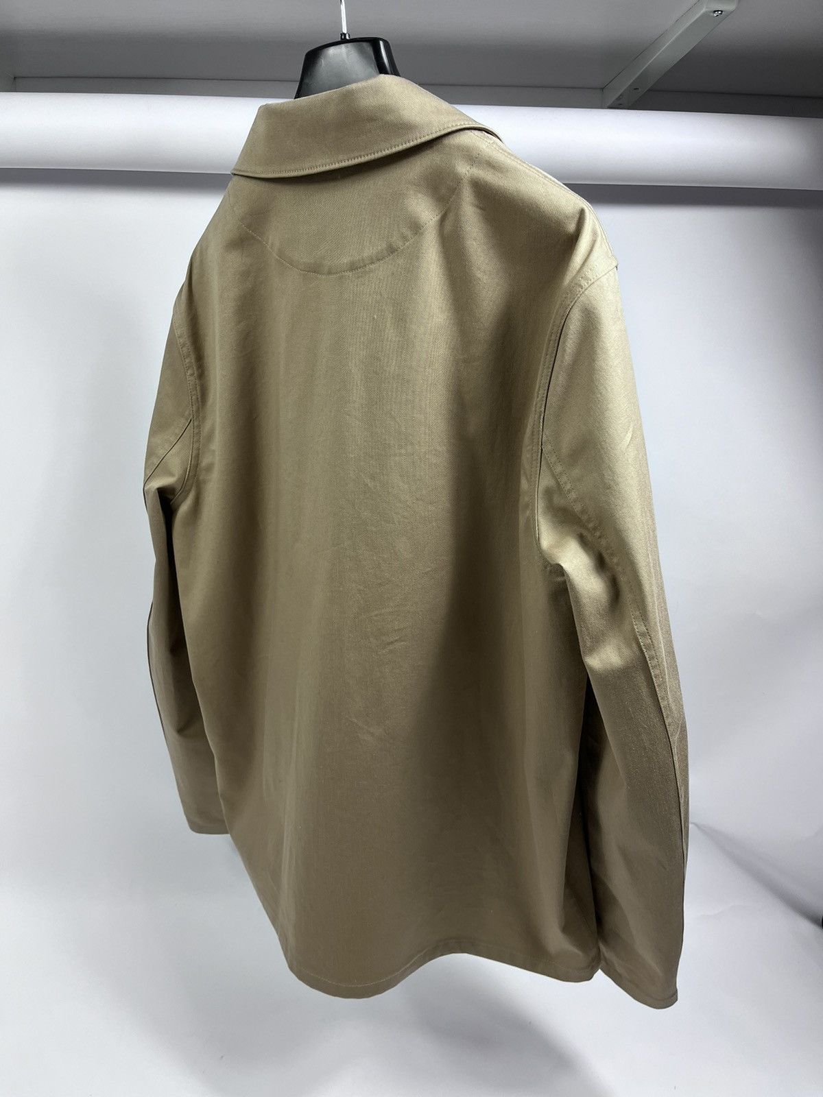 Prada PRADA BROWN BEIGE GABARDINE WORK JACKET RRP $4,480 Size US L / EU 52-54 / 3 - 3 Thumbnail